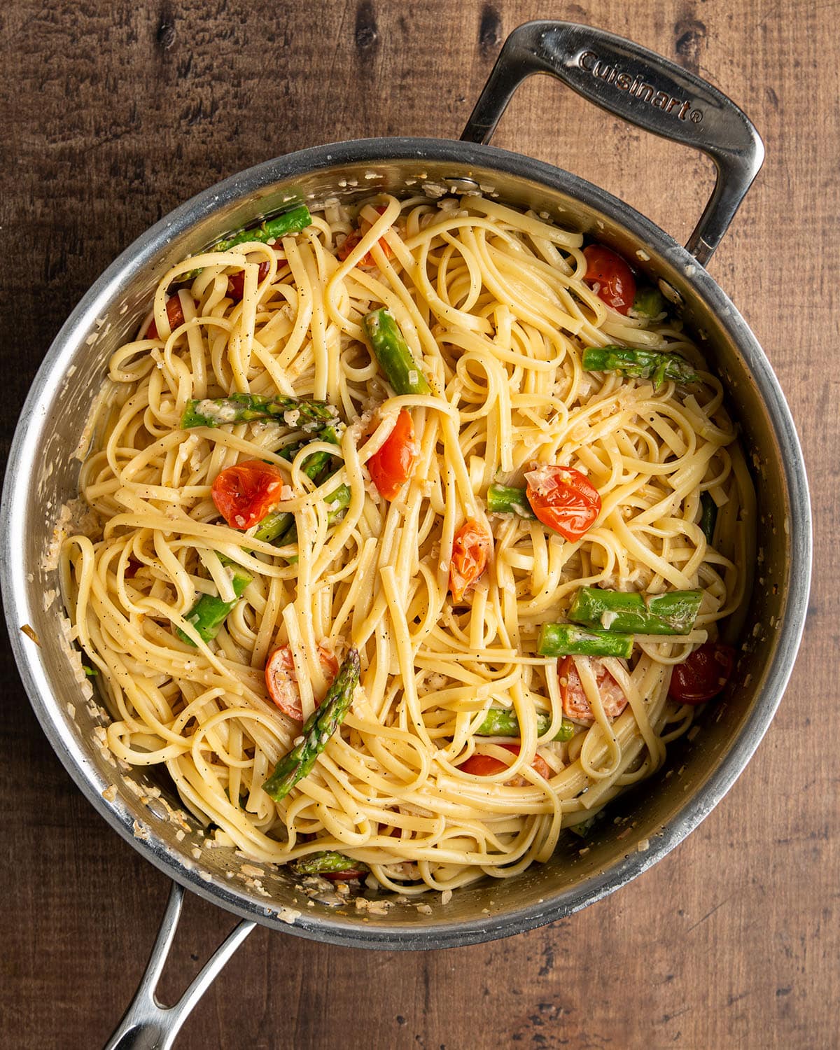 add pasta and cream