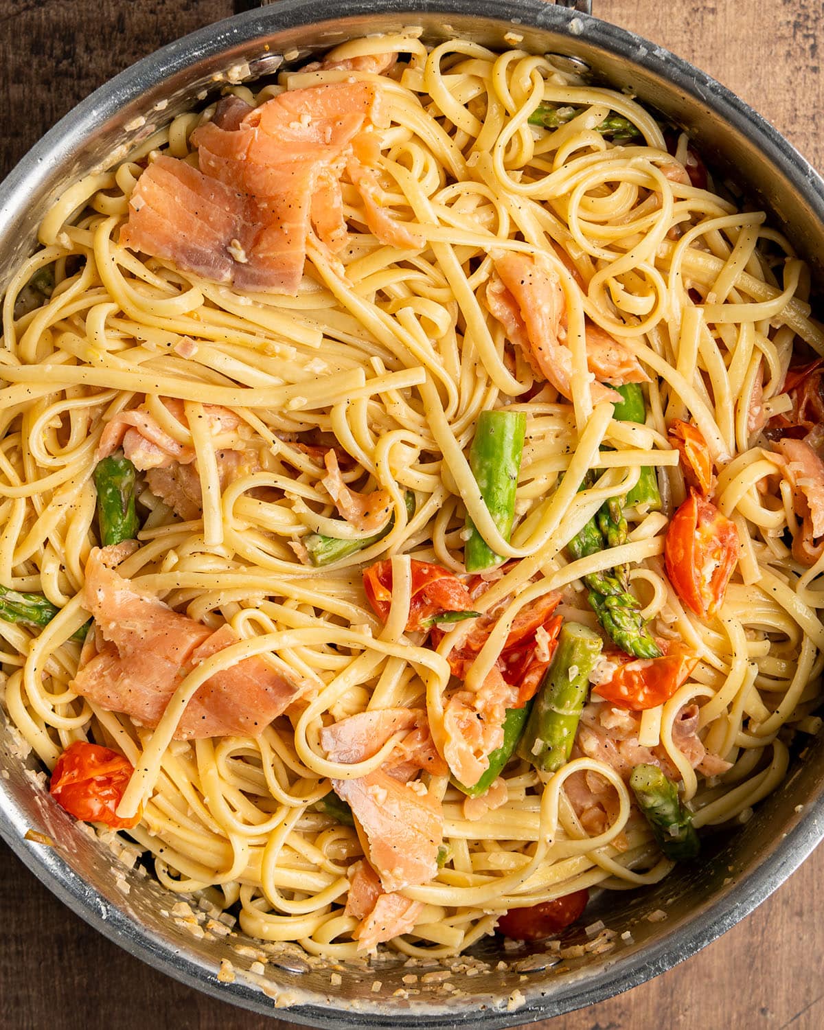 add smoked salmon