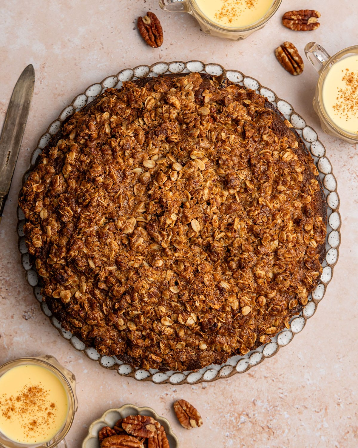 eggnog coffee cake