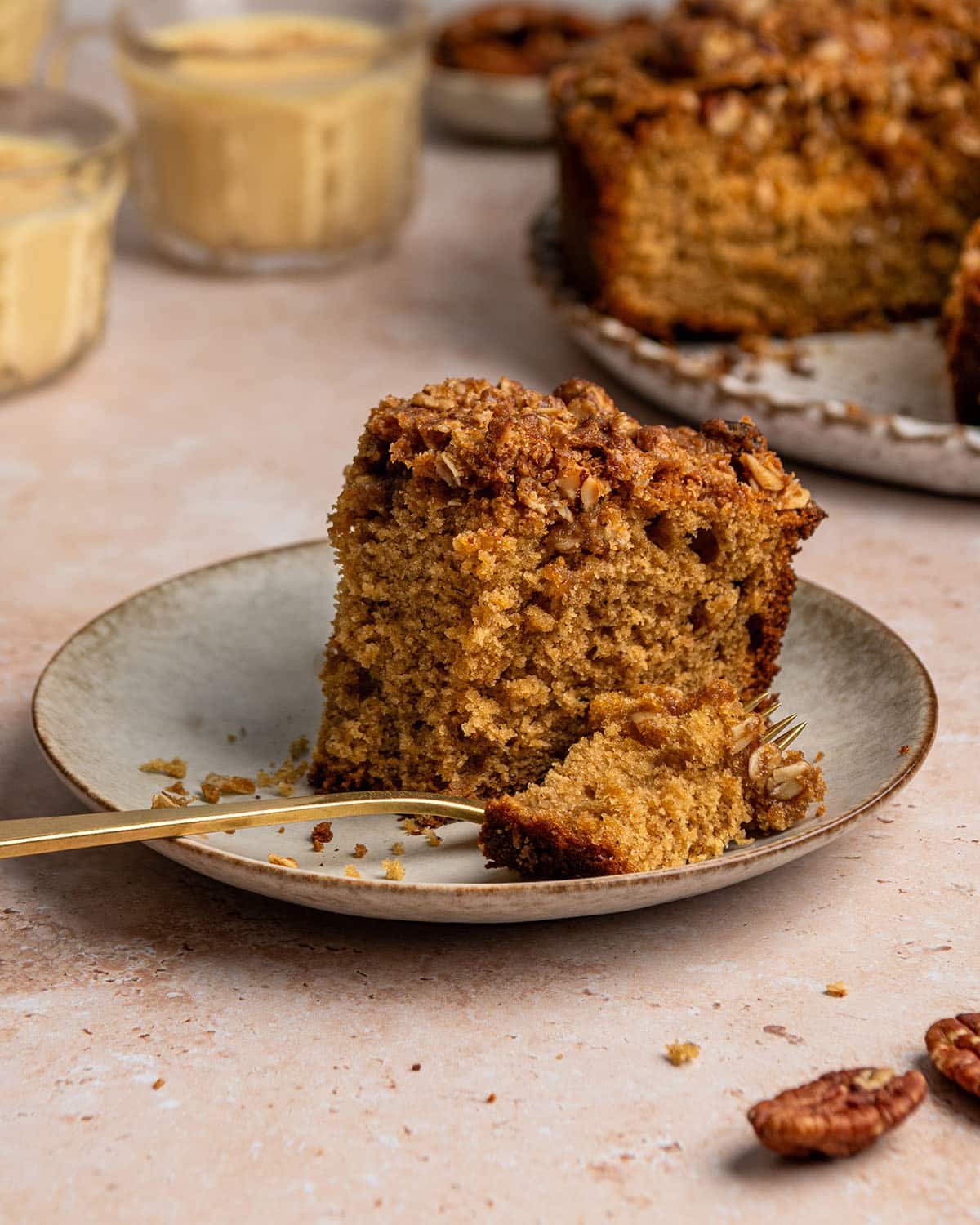 eggnog coffee cake