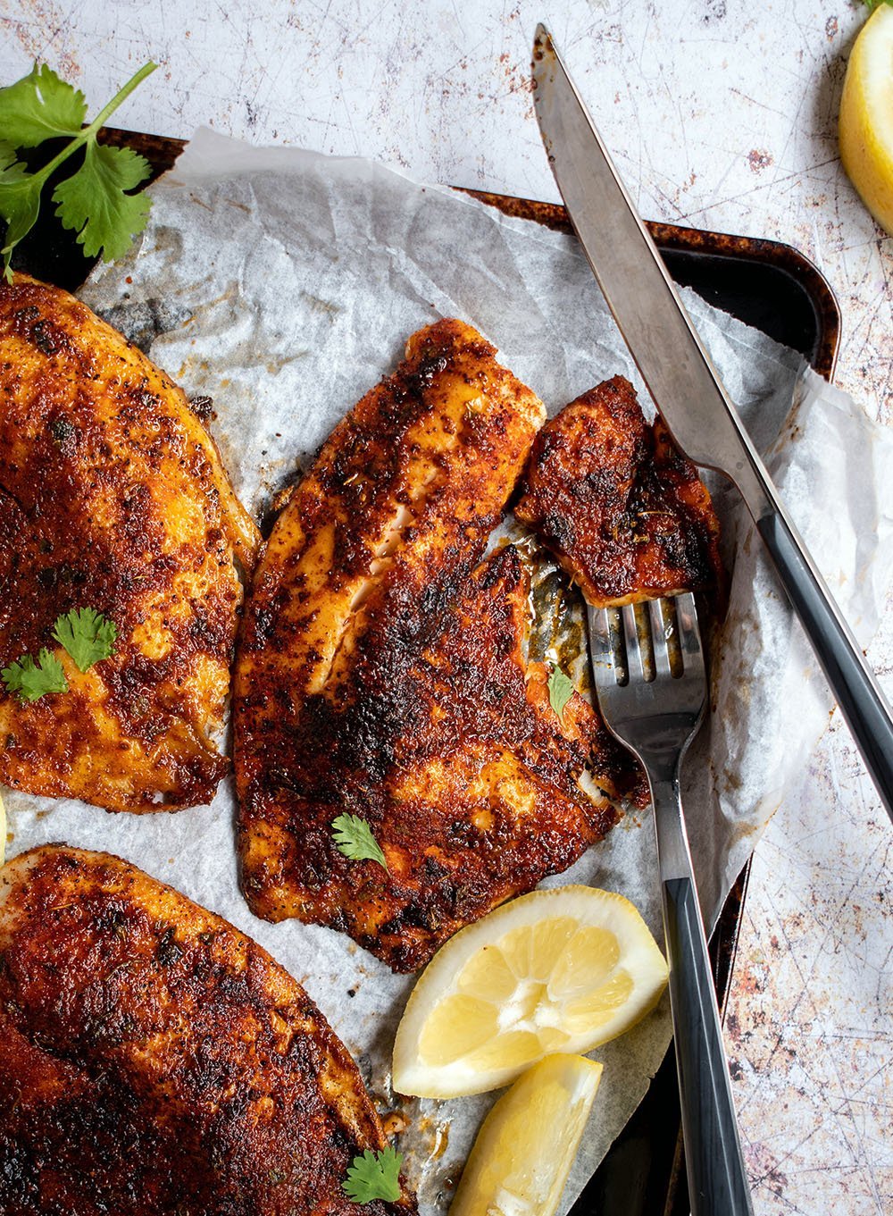 cajun blackened fish