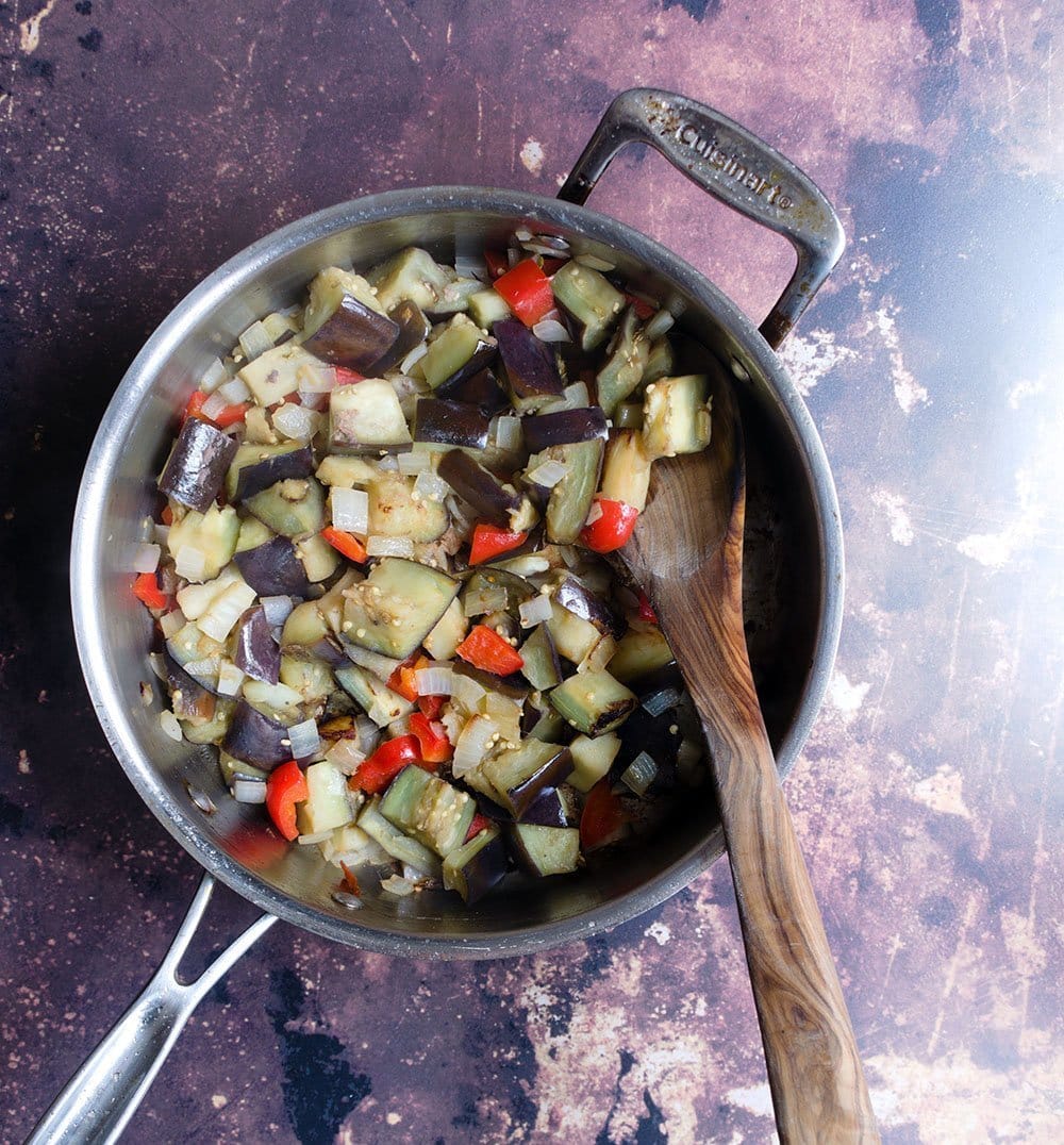 sweat out the vegetables