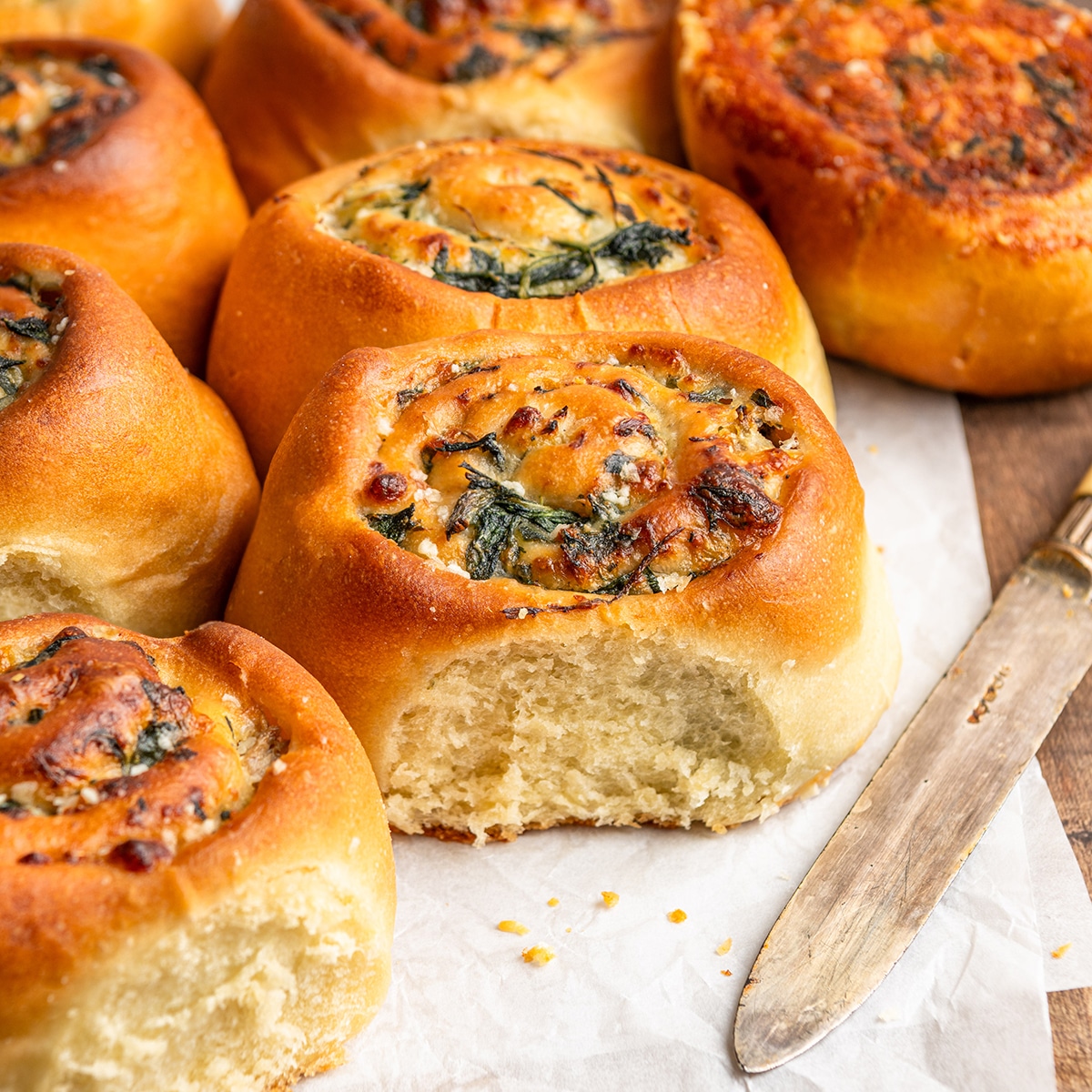 Spinach Artichoke Pinwheels