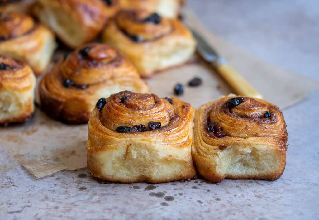 Orange Cardamom Raisin Buns - Cherry on My Sundae