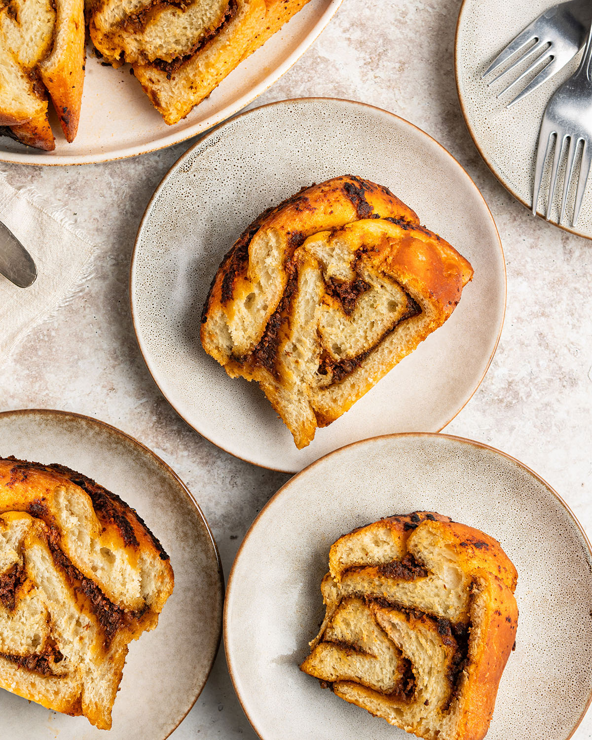 sun-dried tomato pesto babka