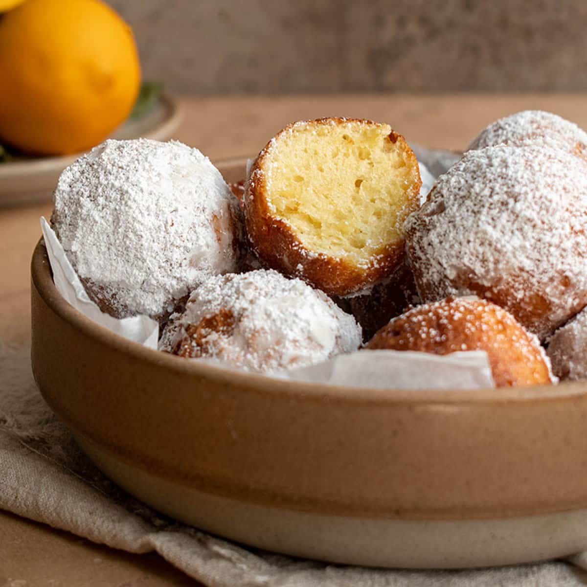 Meyer Lemon Fritters