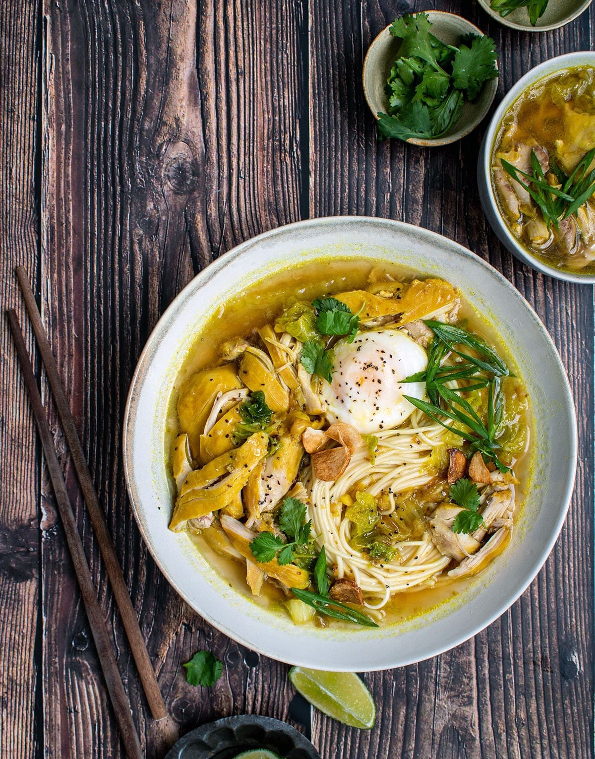 lemongrass turmeric chicken noodle soup