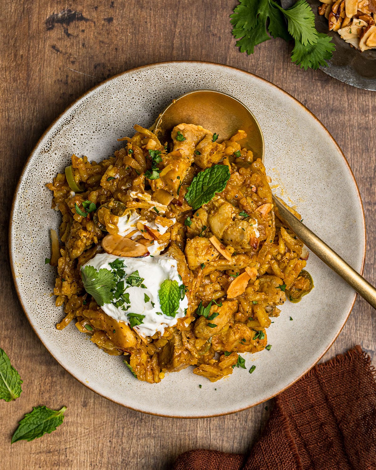 Mediterranean Spicy Chicken Pilaf