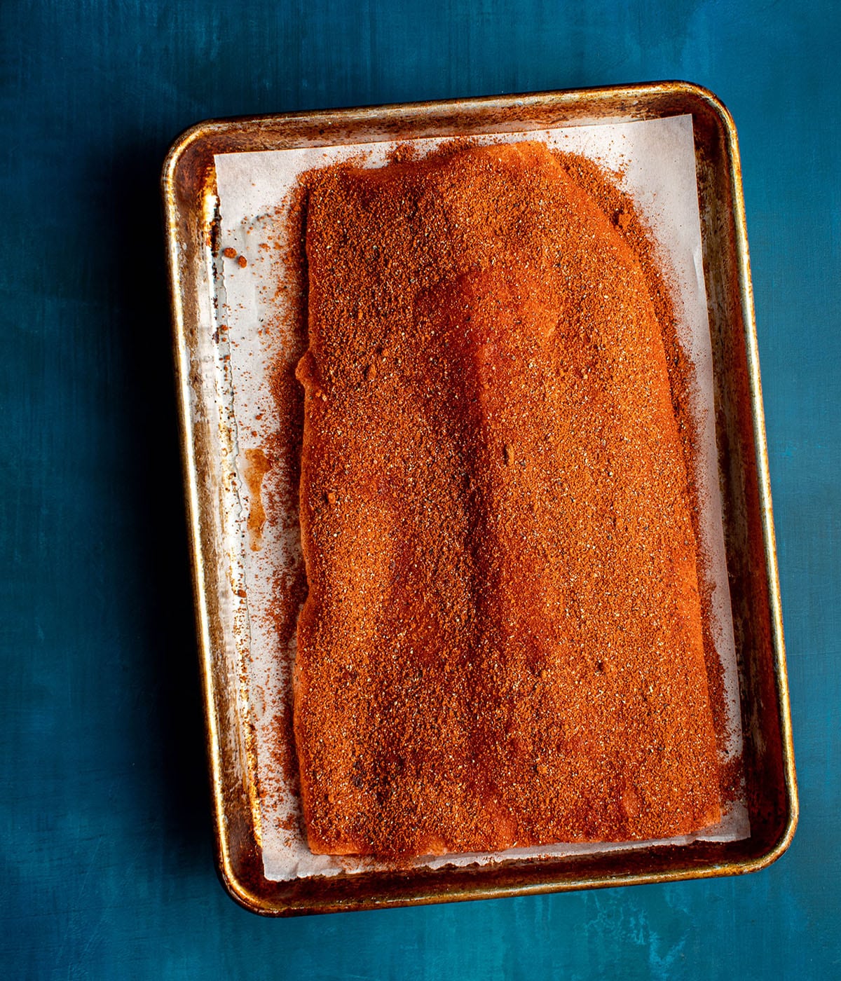 marinate the salmon