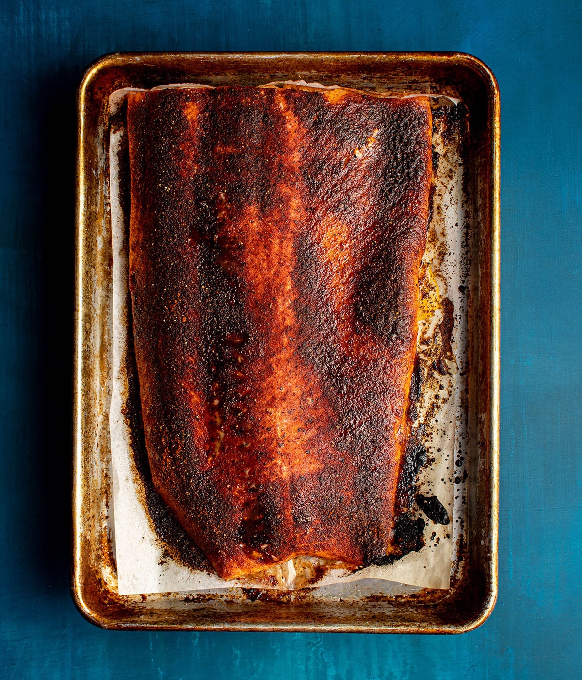 bake salmon until its flakes easily
