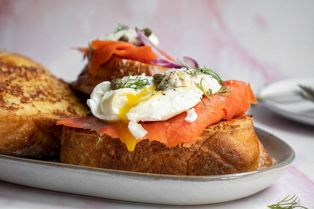 smoked salmon french toast