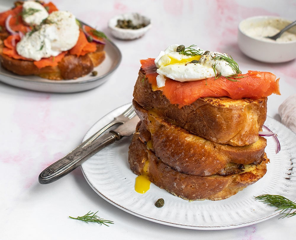 smoked salmon french toast