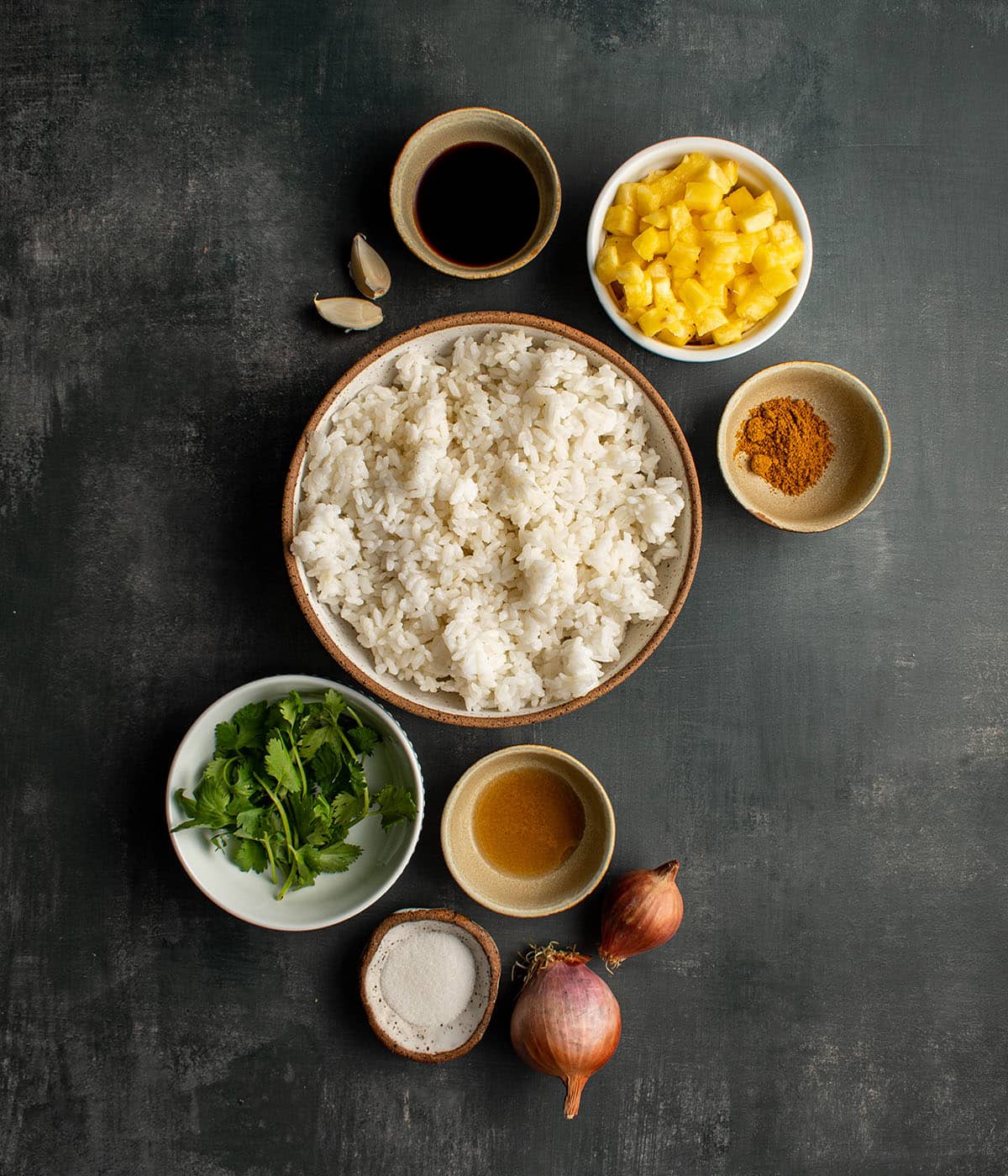ingredients for the musubi