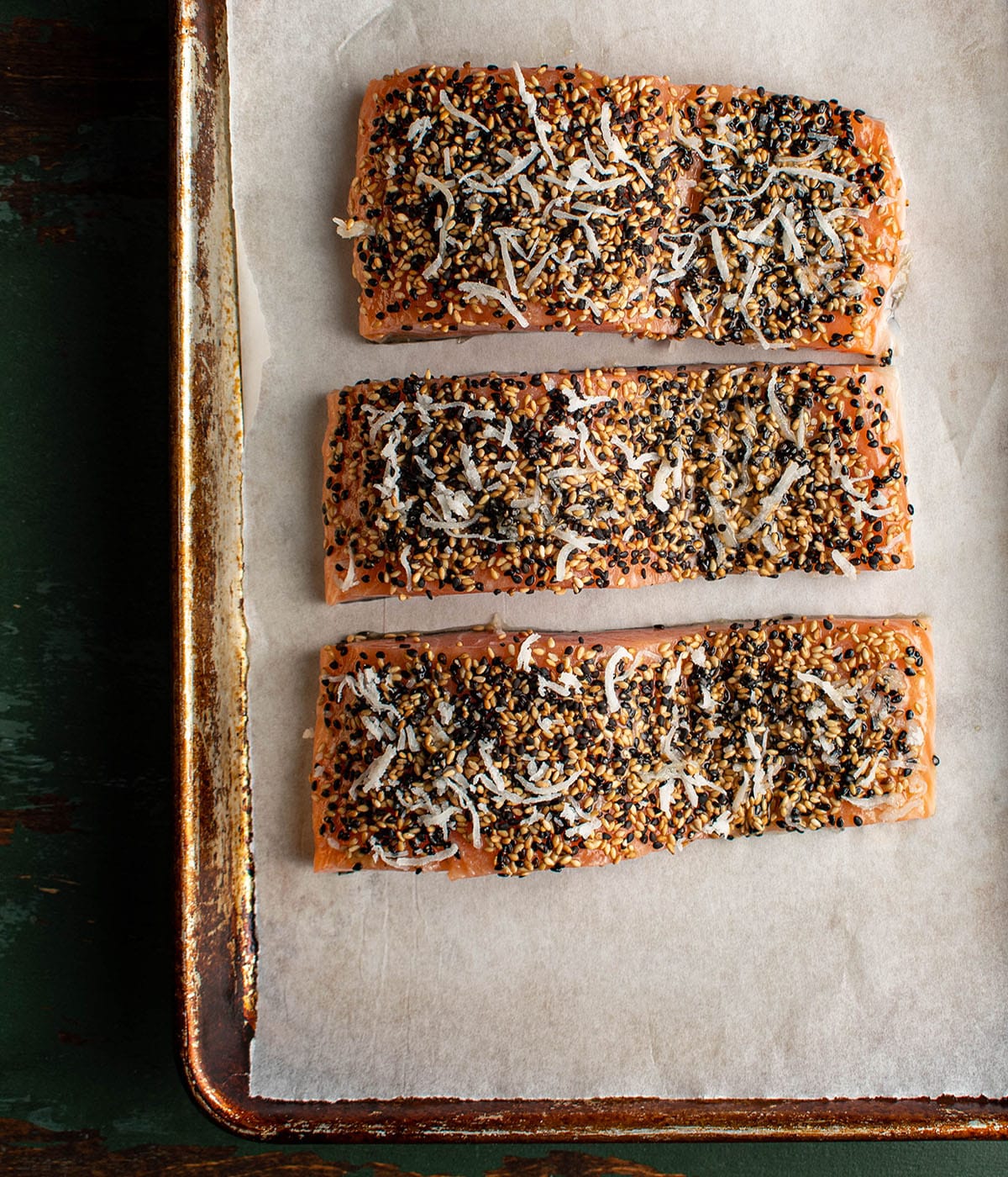 prepare the salmon