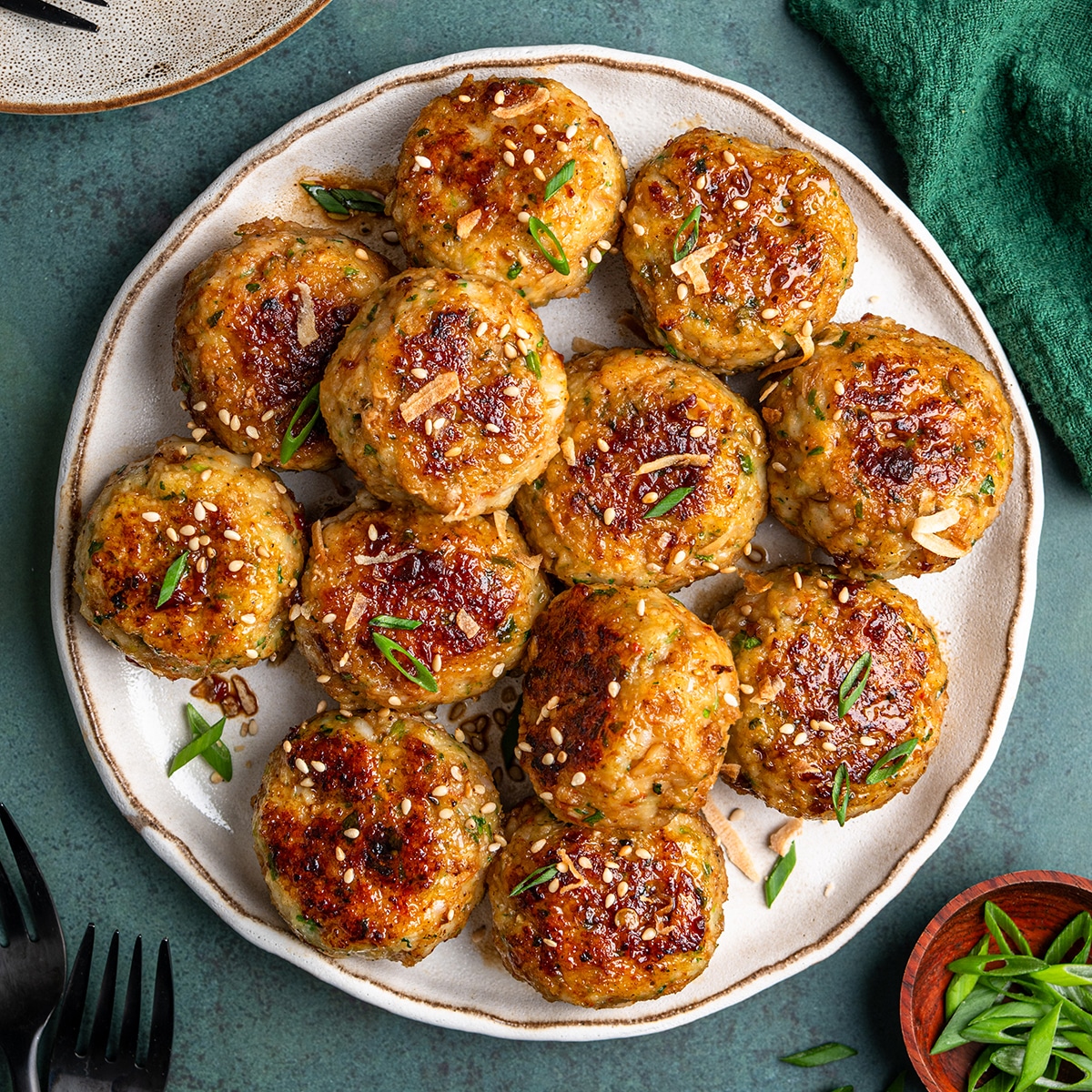 Asian Sesame Shrimp Meatballs