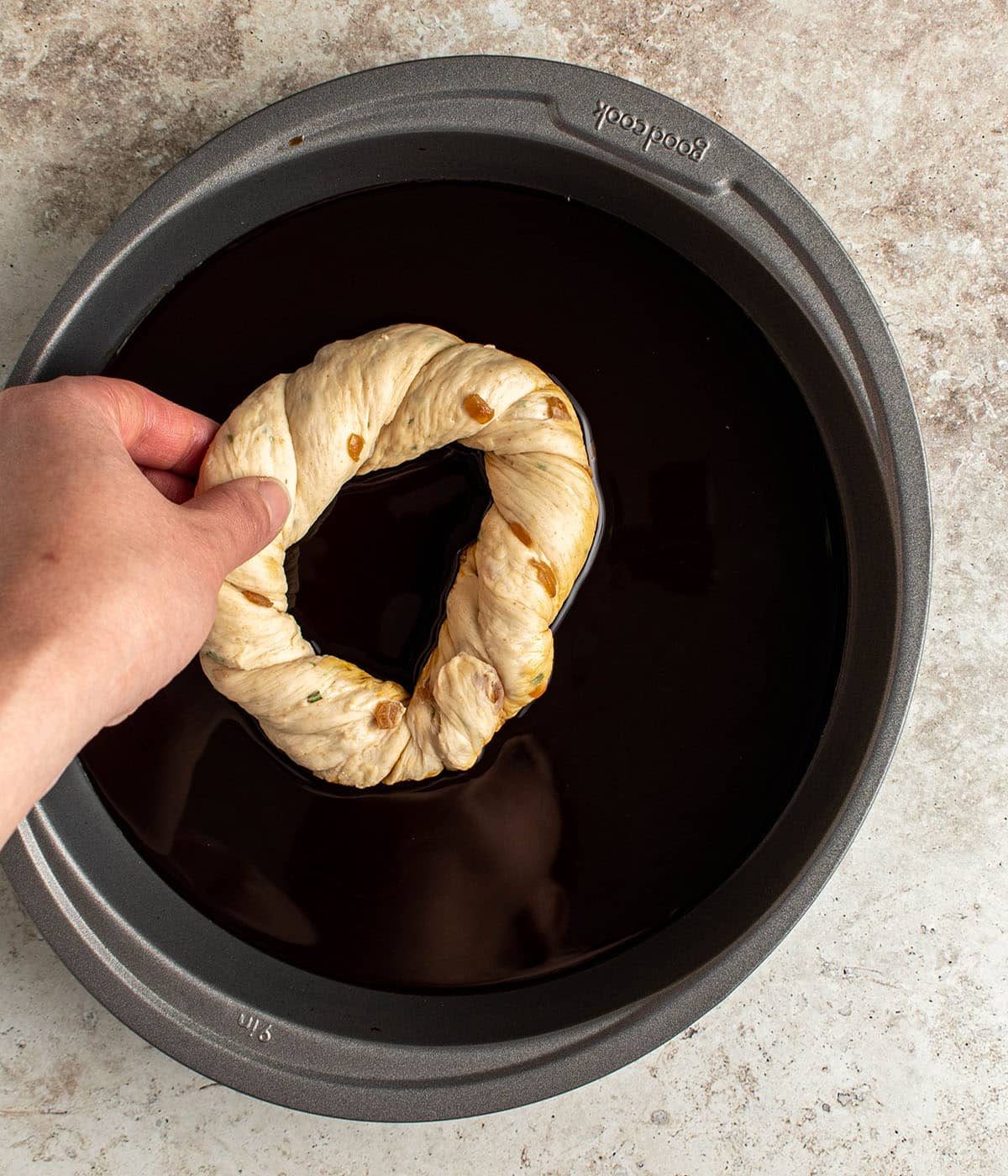 dip in maple water mix