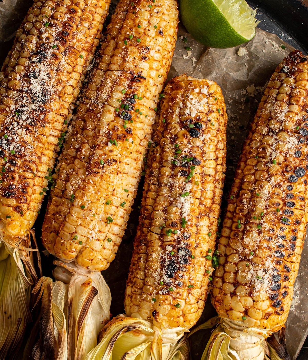 blackened corn on the cob