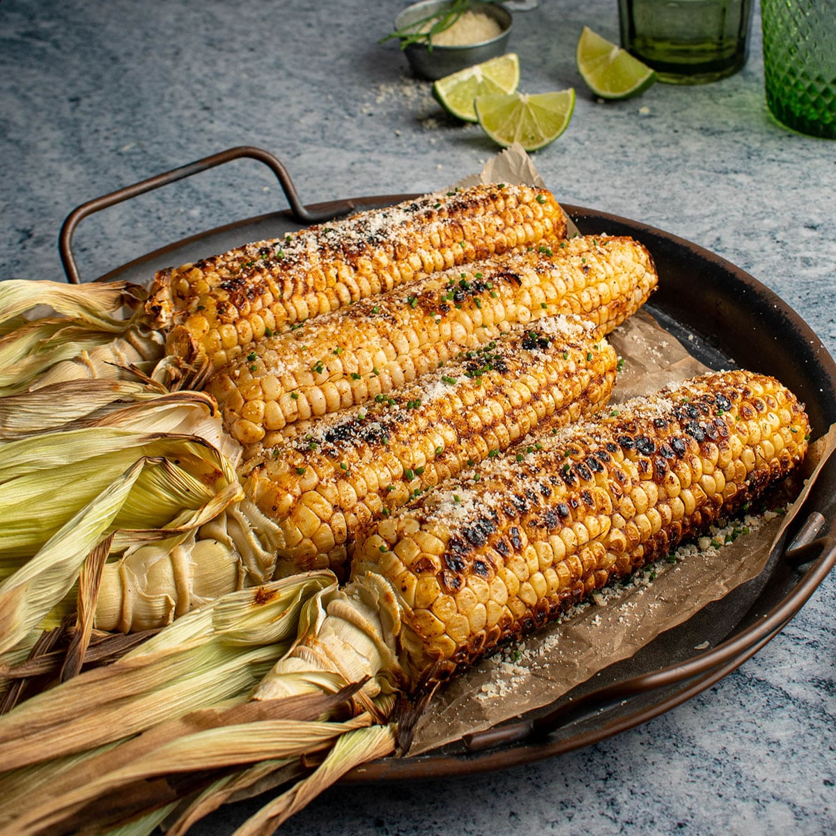 blackened corn on the cob