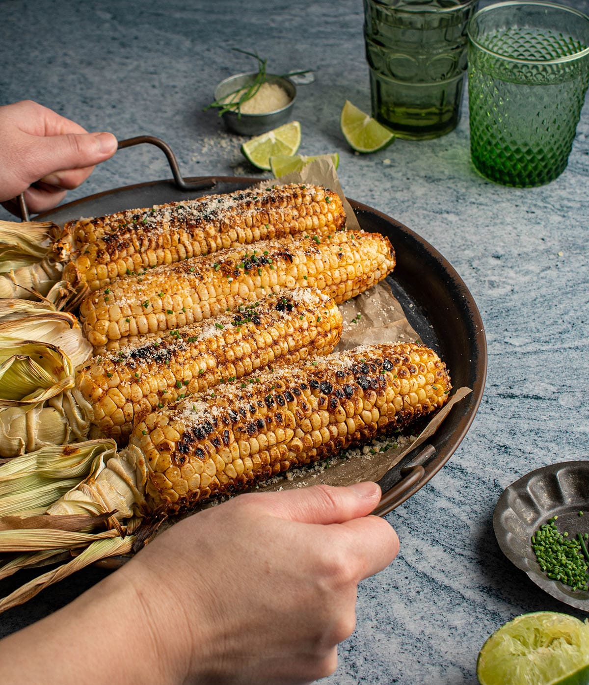 blackened corn on the cob