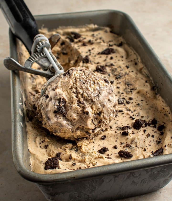 hojicha cookies and cream ice cream