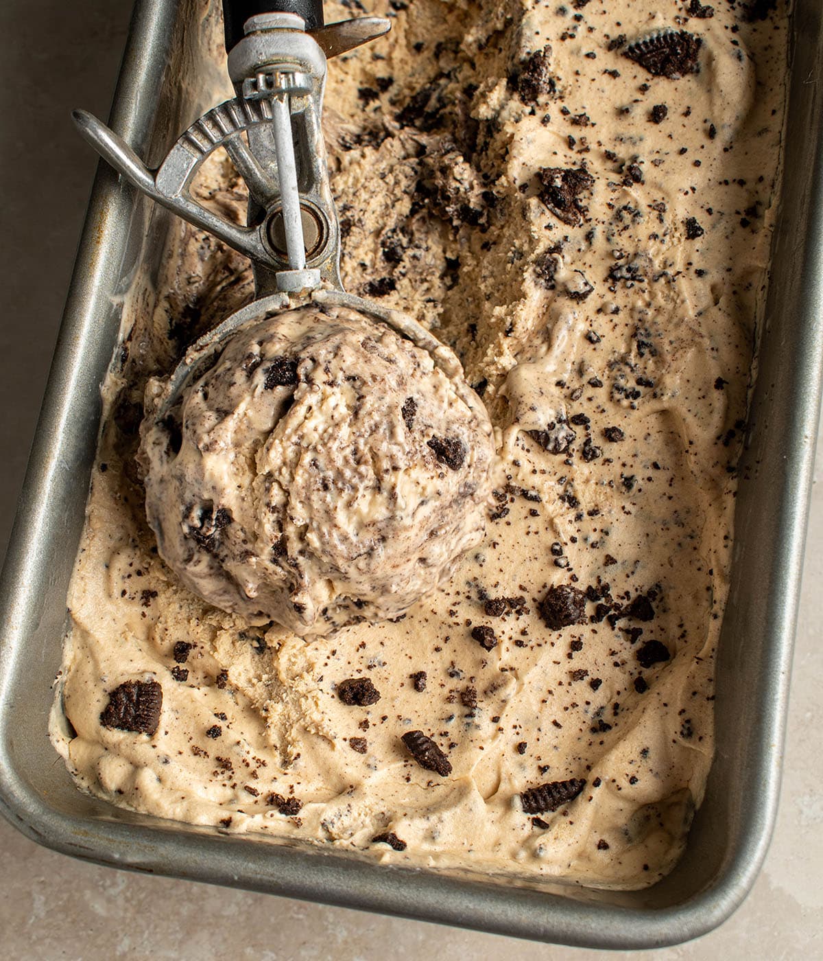 hojicha cookies and cream ice cream