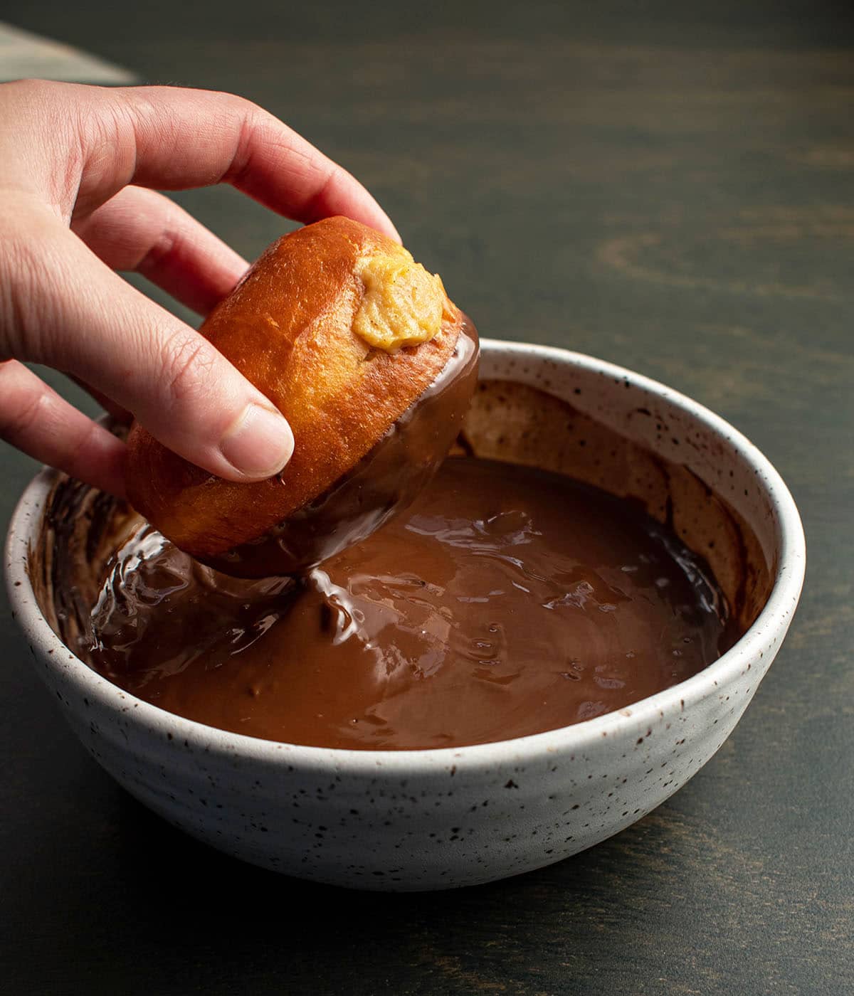 dip in chocolate