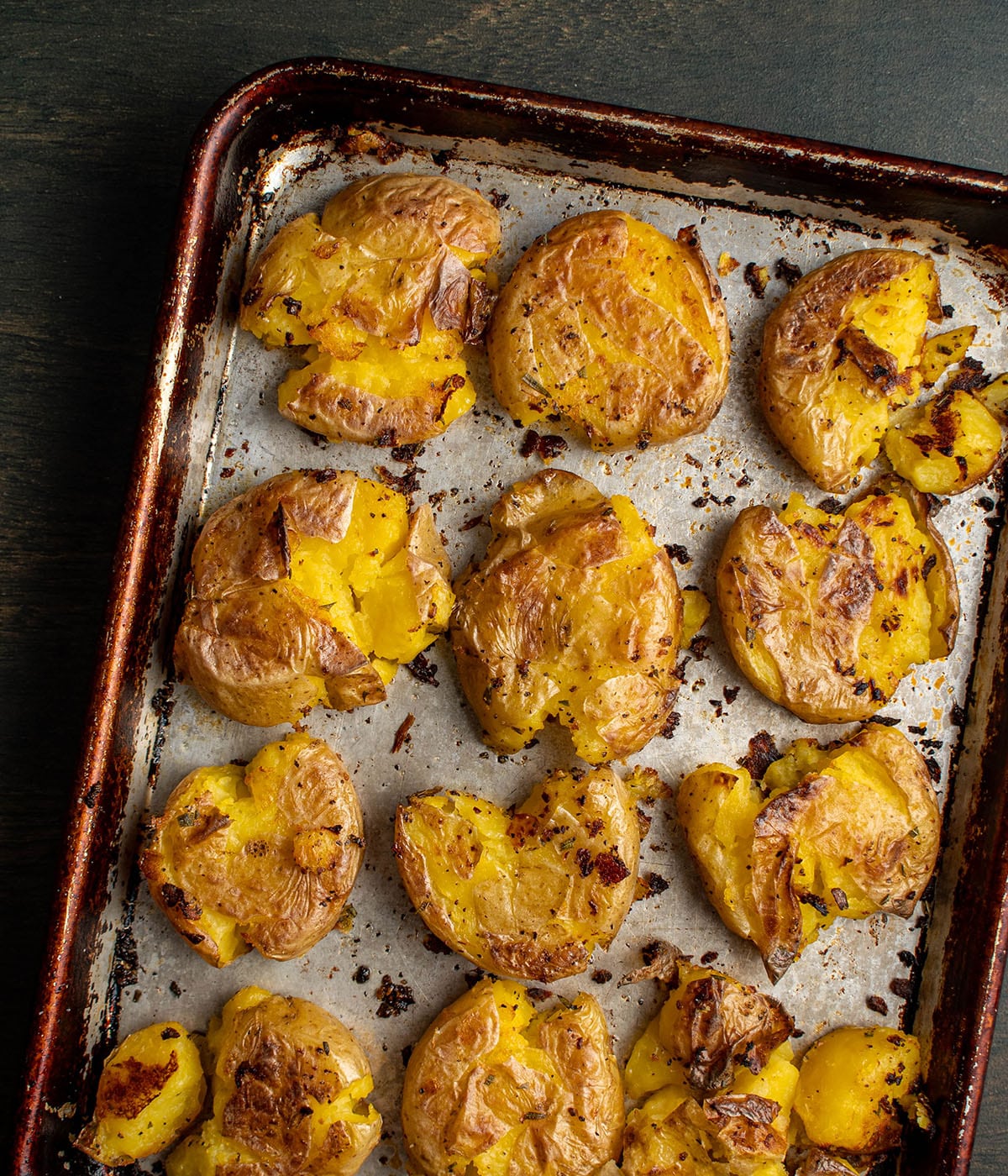 finished in oven