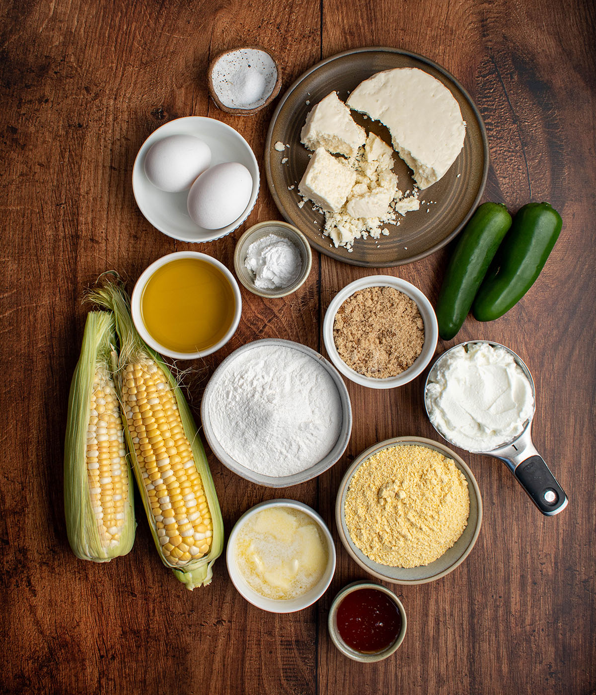 ingredients for cornbread