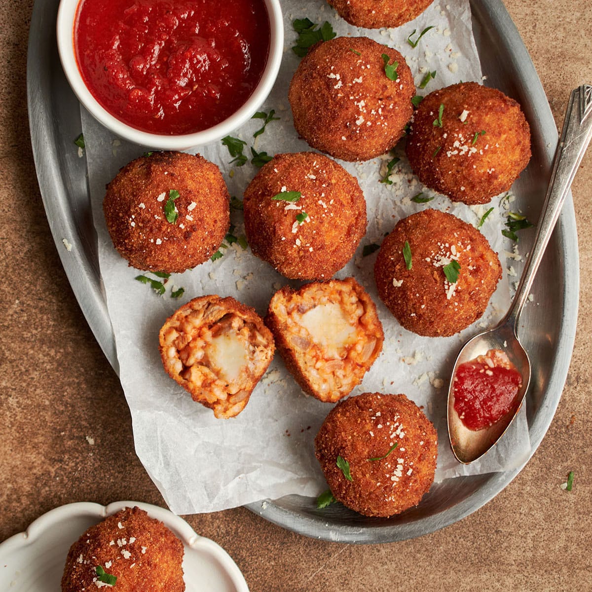 Chicken Tinga Arancini - Cherry on My Sundae