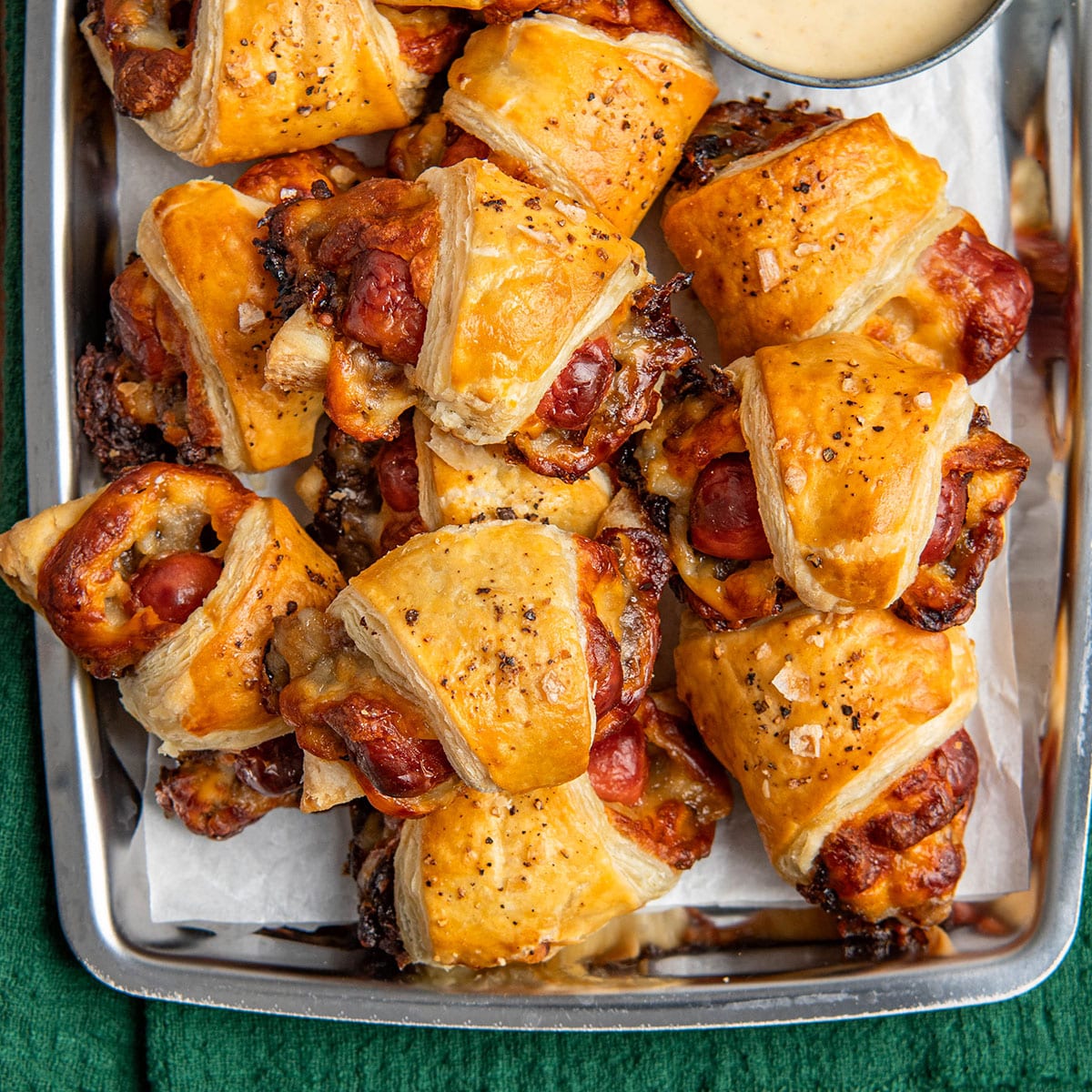 Pigs in a Blanket with Balsamic Onion Jam