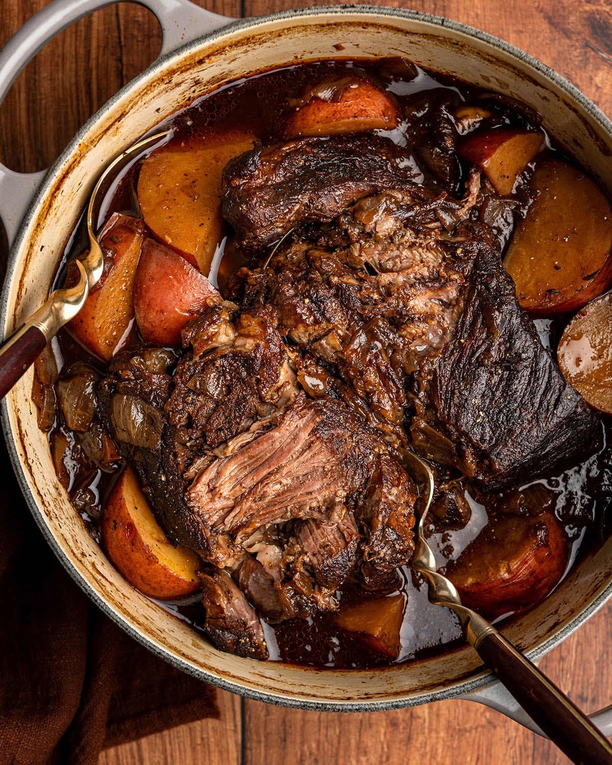 balsamic pomegranate braised pot roast