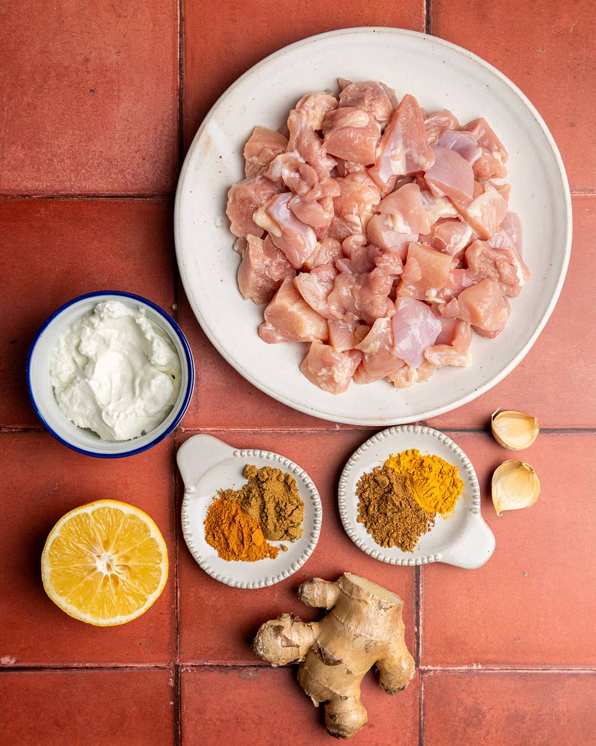 ingredients for chicken marinade