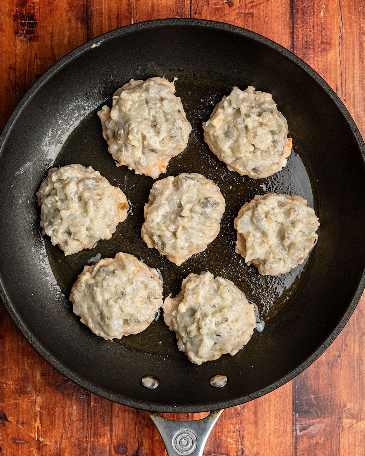 pan fry shrimp cakes