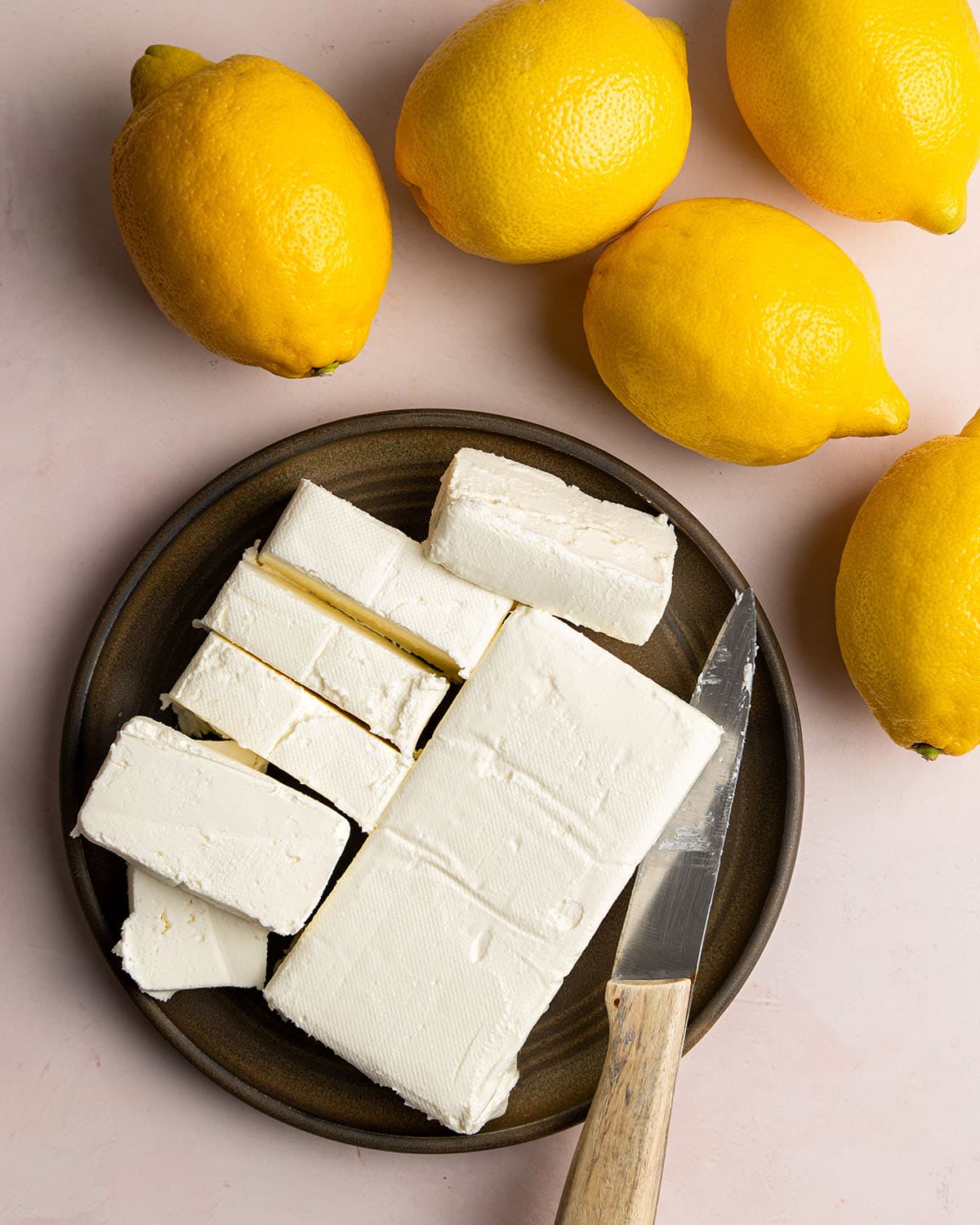 lemons and cream cheese