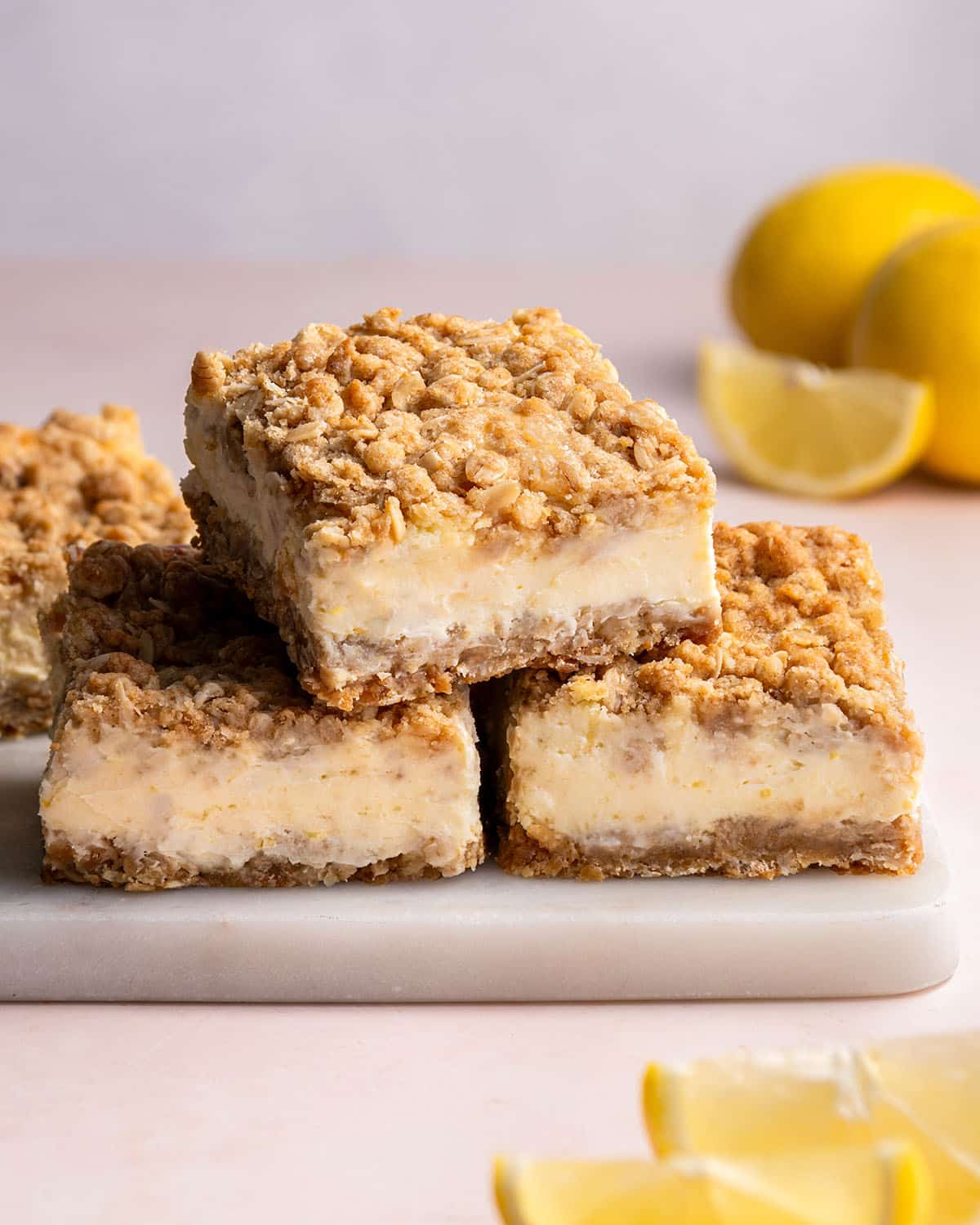 lemon cheesecake crumb bars