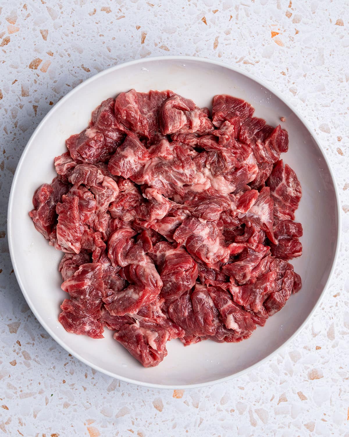 marinated beef