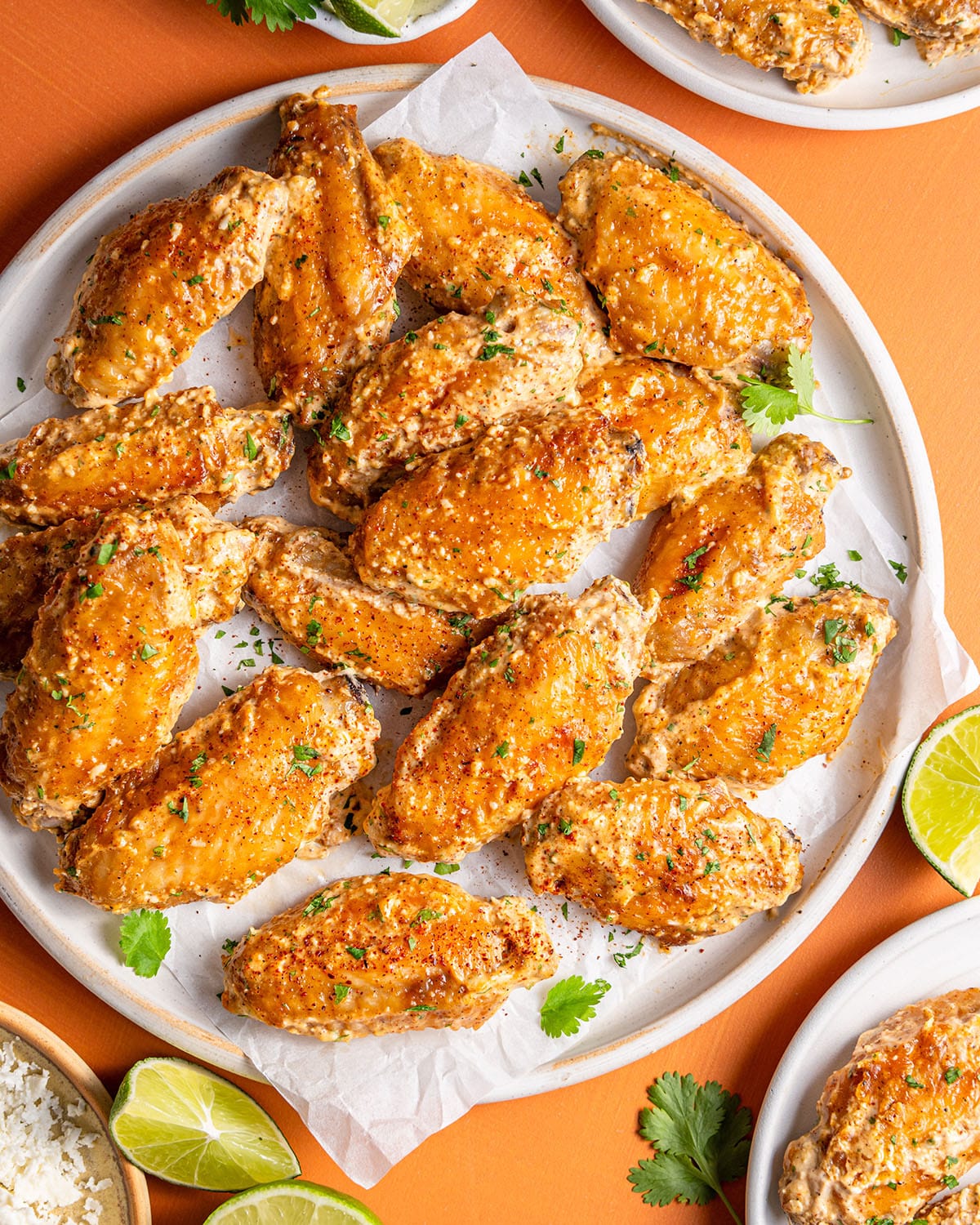 elote chicken wings