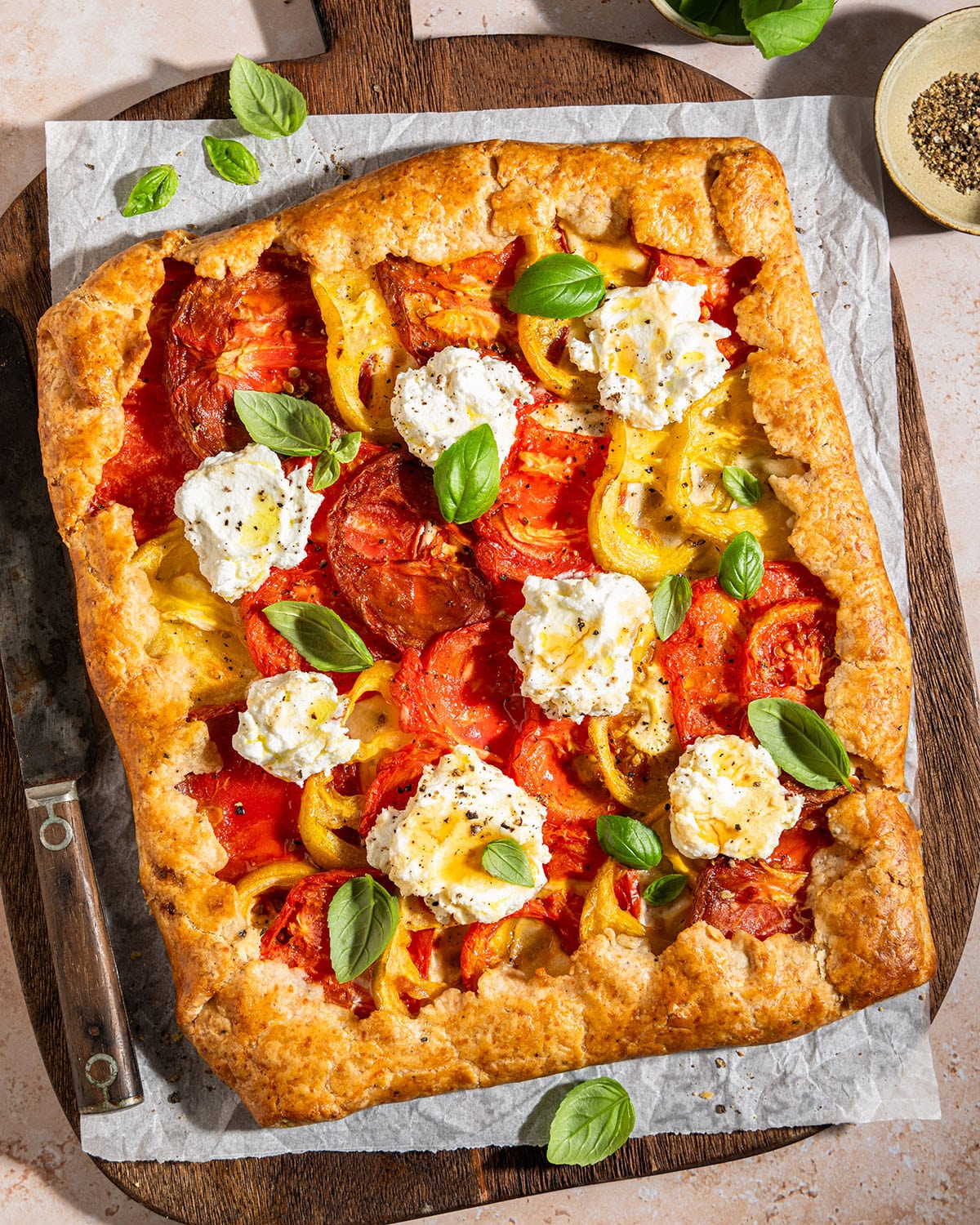 heirloom tomato galette