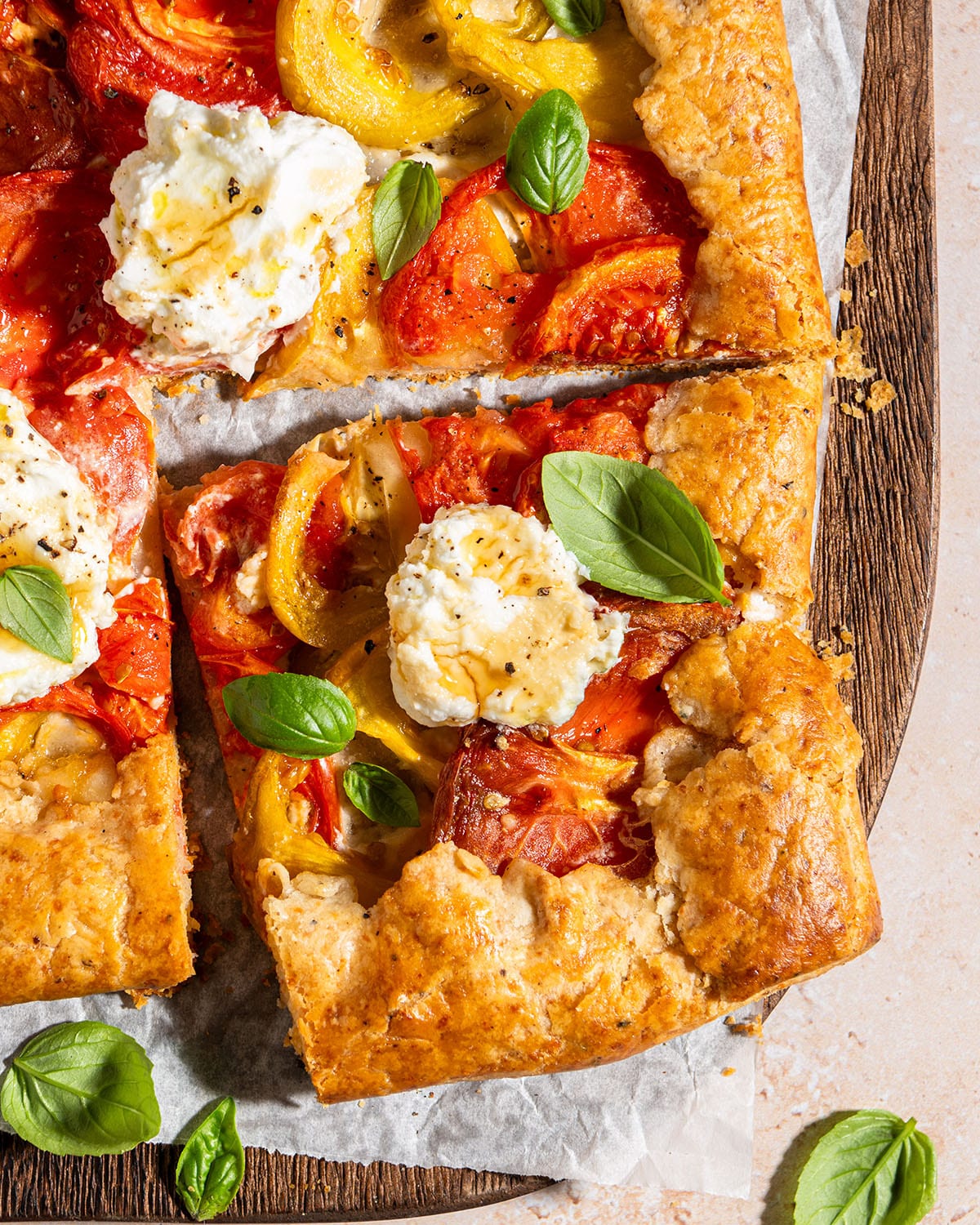heirloom tomato galette