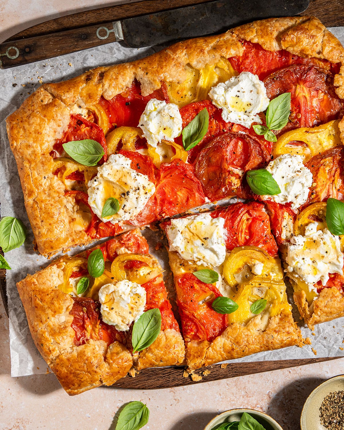 heirloom tomato galette