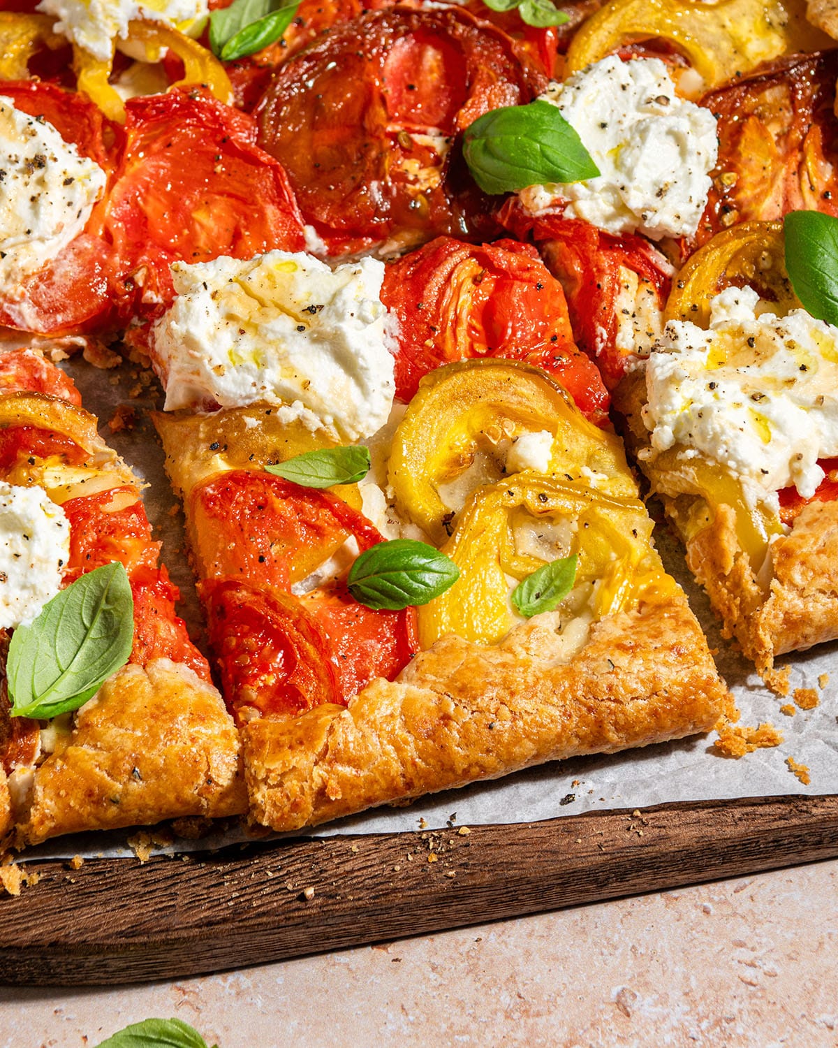 heirloom tomato galette