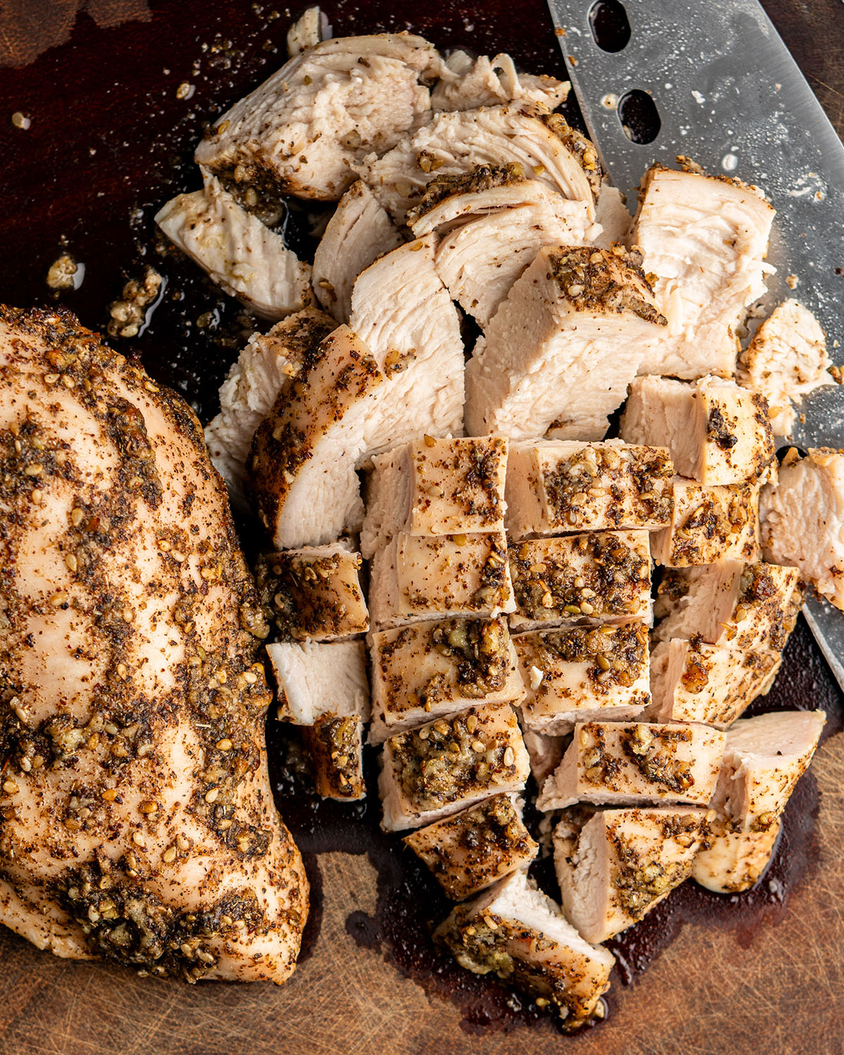 chopped chicken