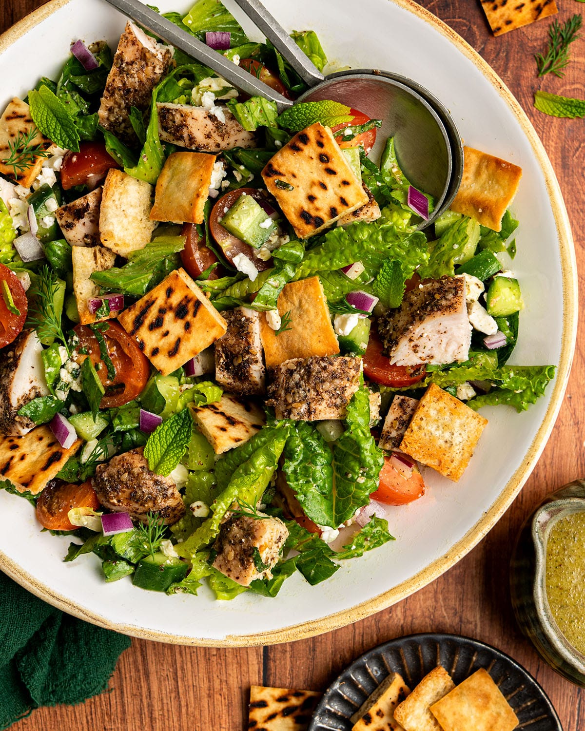 za'atar chicken chopped salad