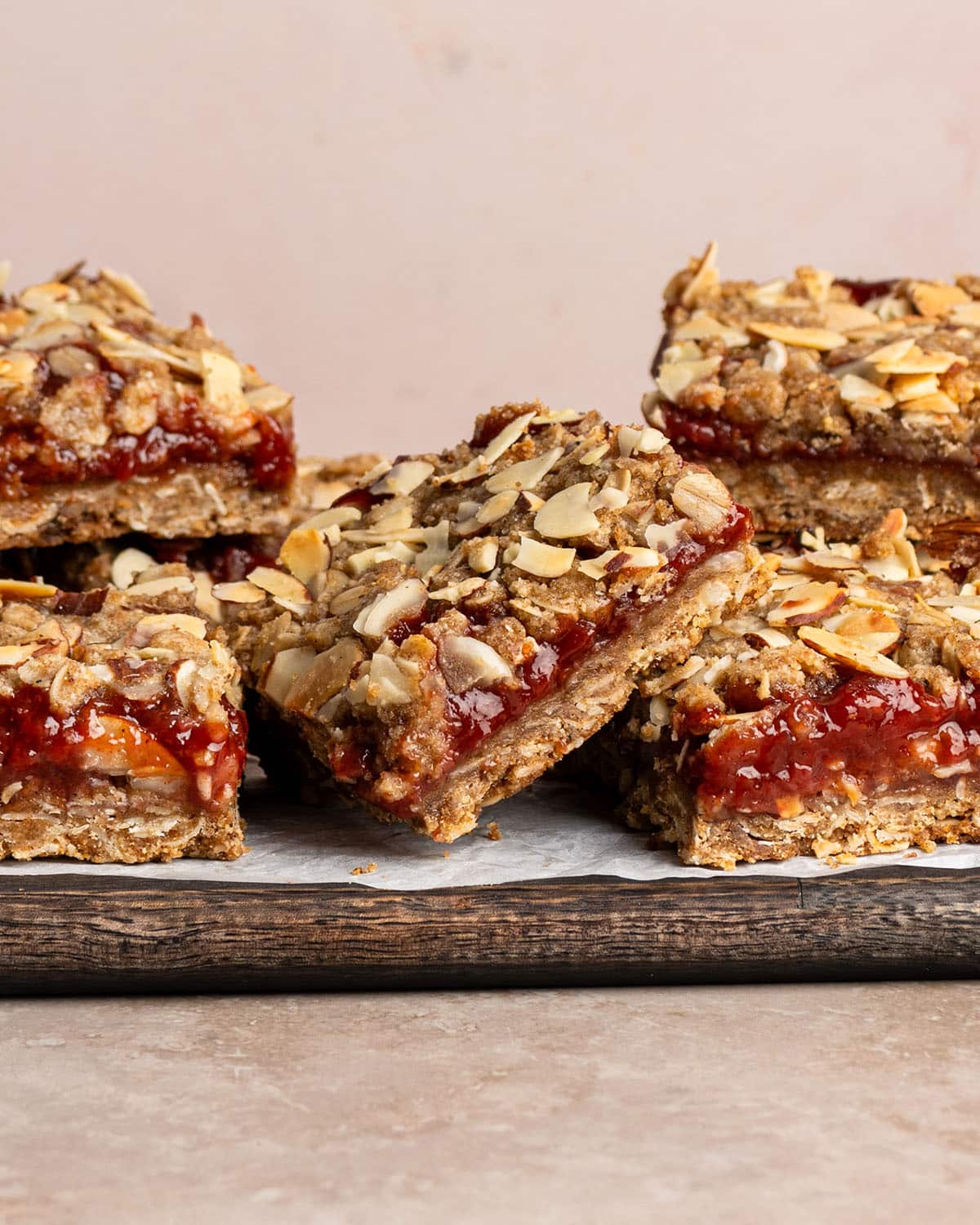 strawberry guava crumb bars