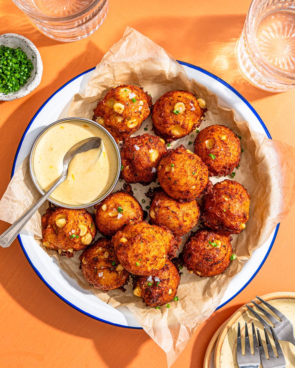 lemon ricotta crab beignets