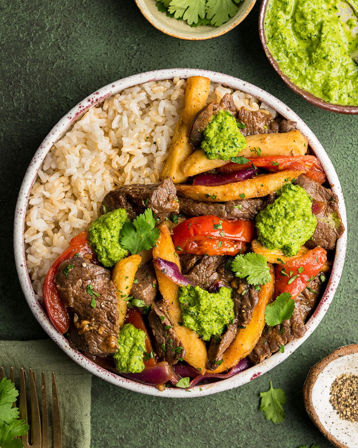 shaking beef lomo saltado