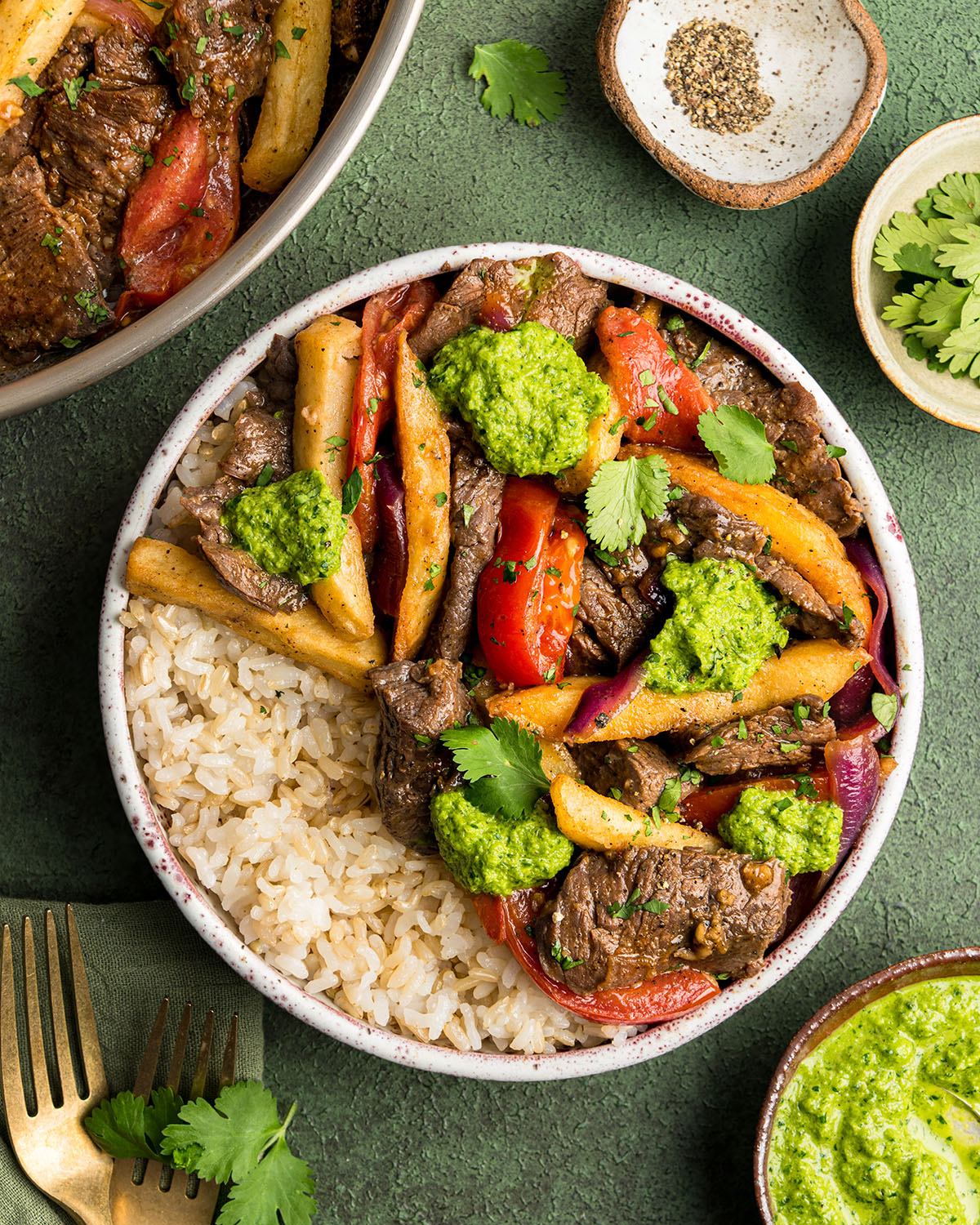 shaking beef lomo saltado