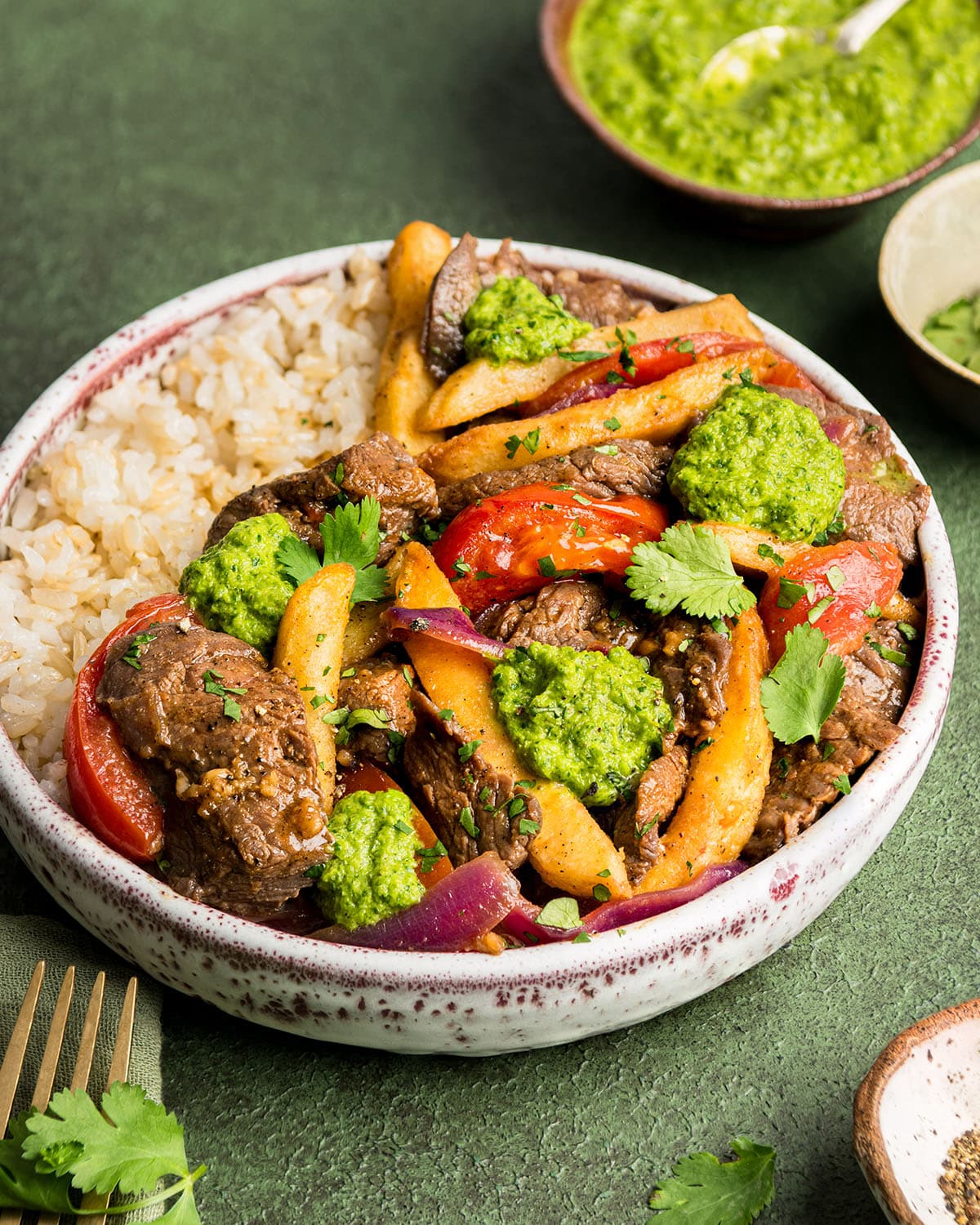 shaking beef lomo saltado