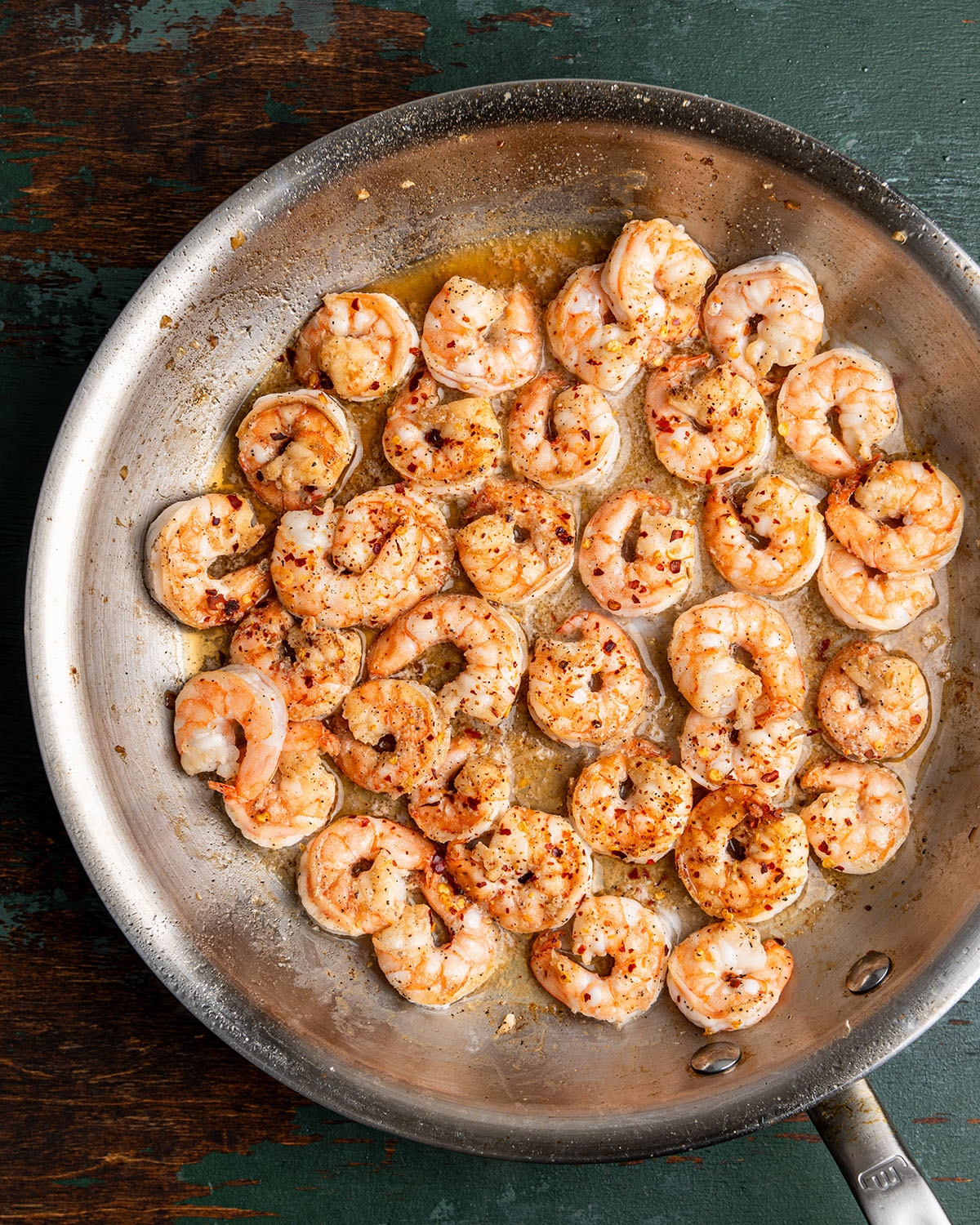 seasoned cooked shrimp