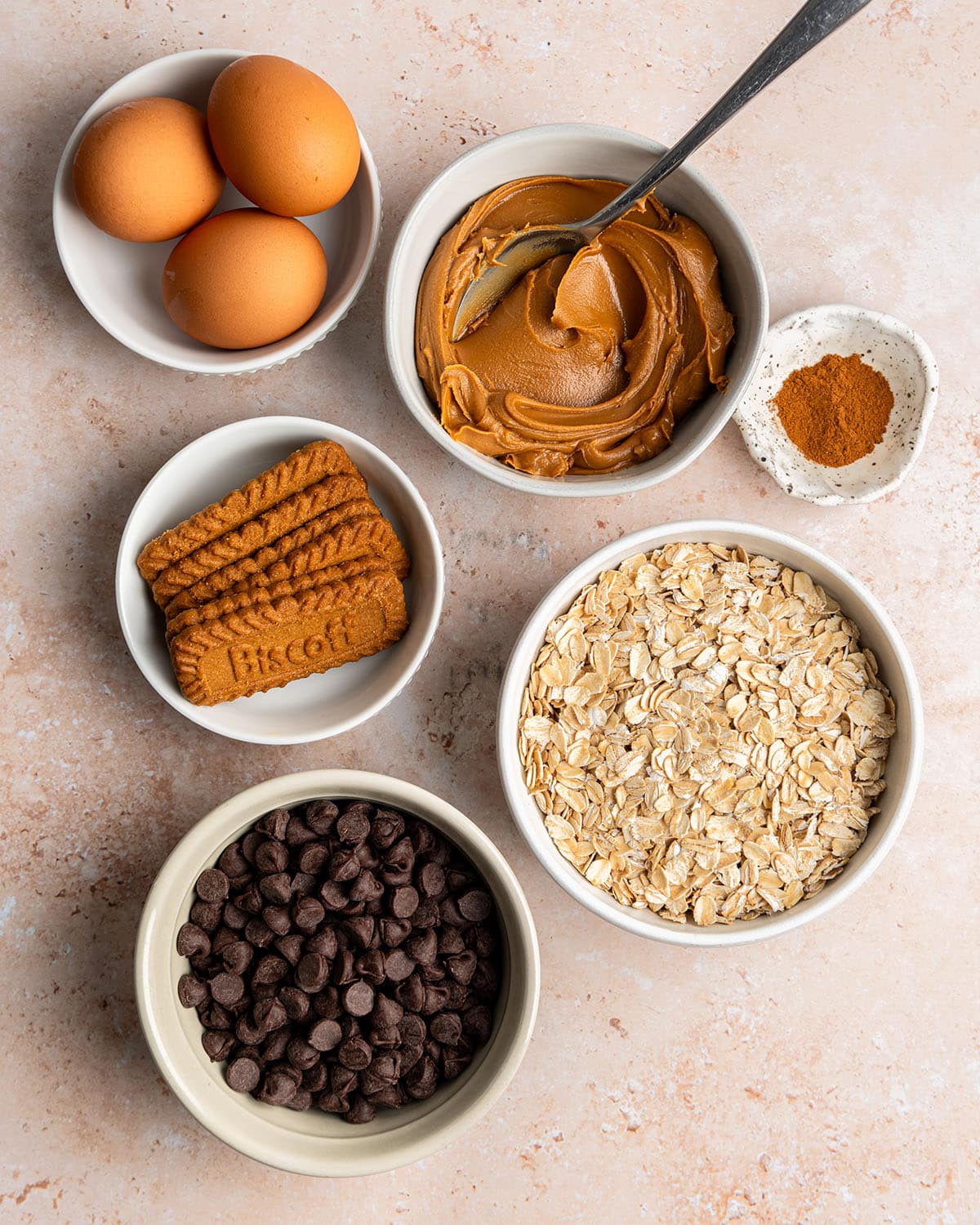key ingredients for cookie bars